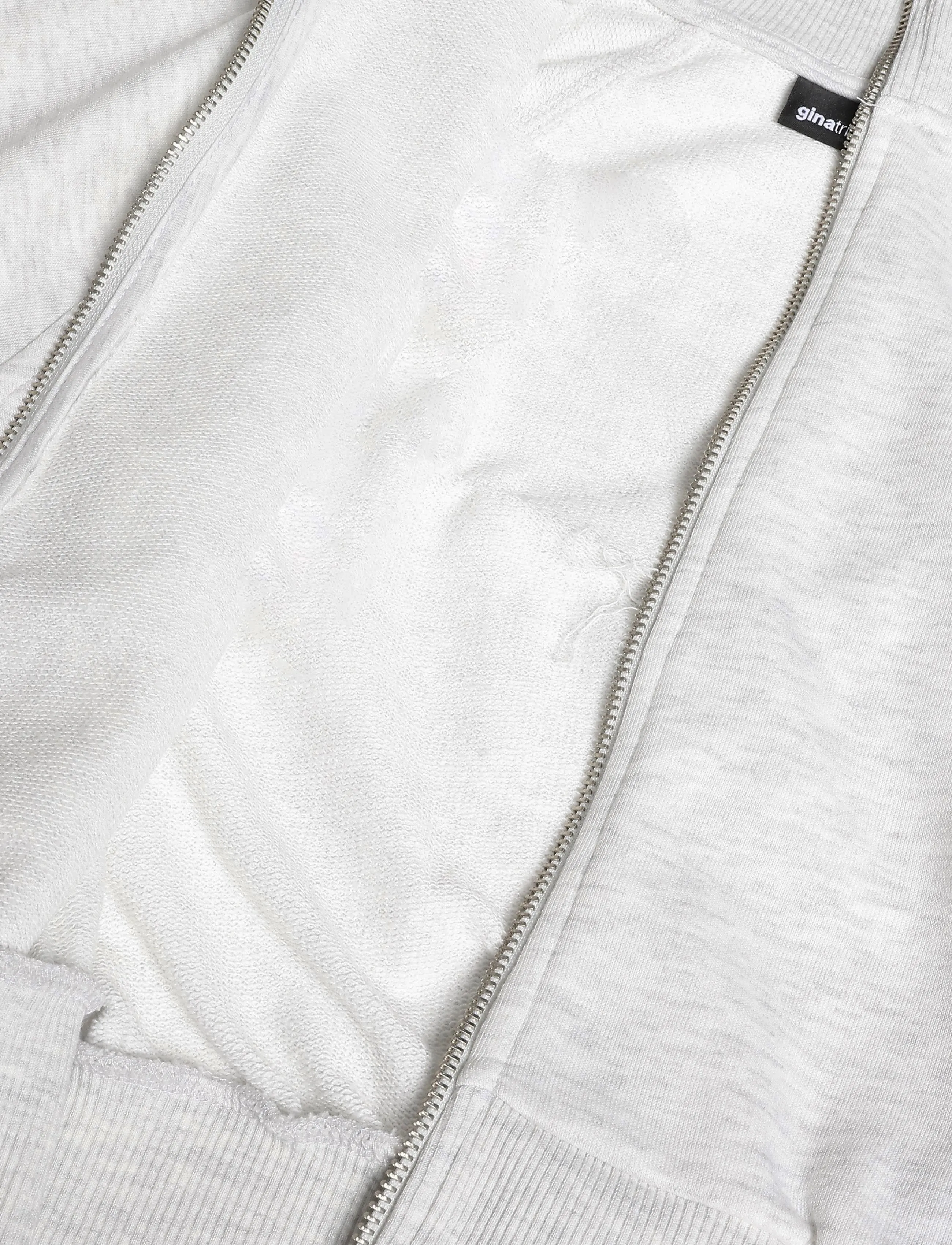 Gina Tricot - Zip sweater - lt grey melange - 4