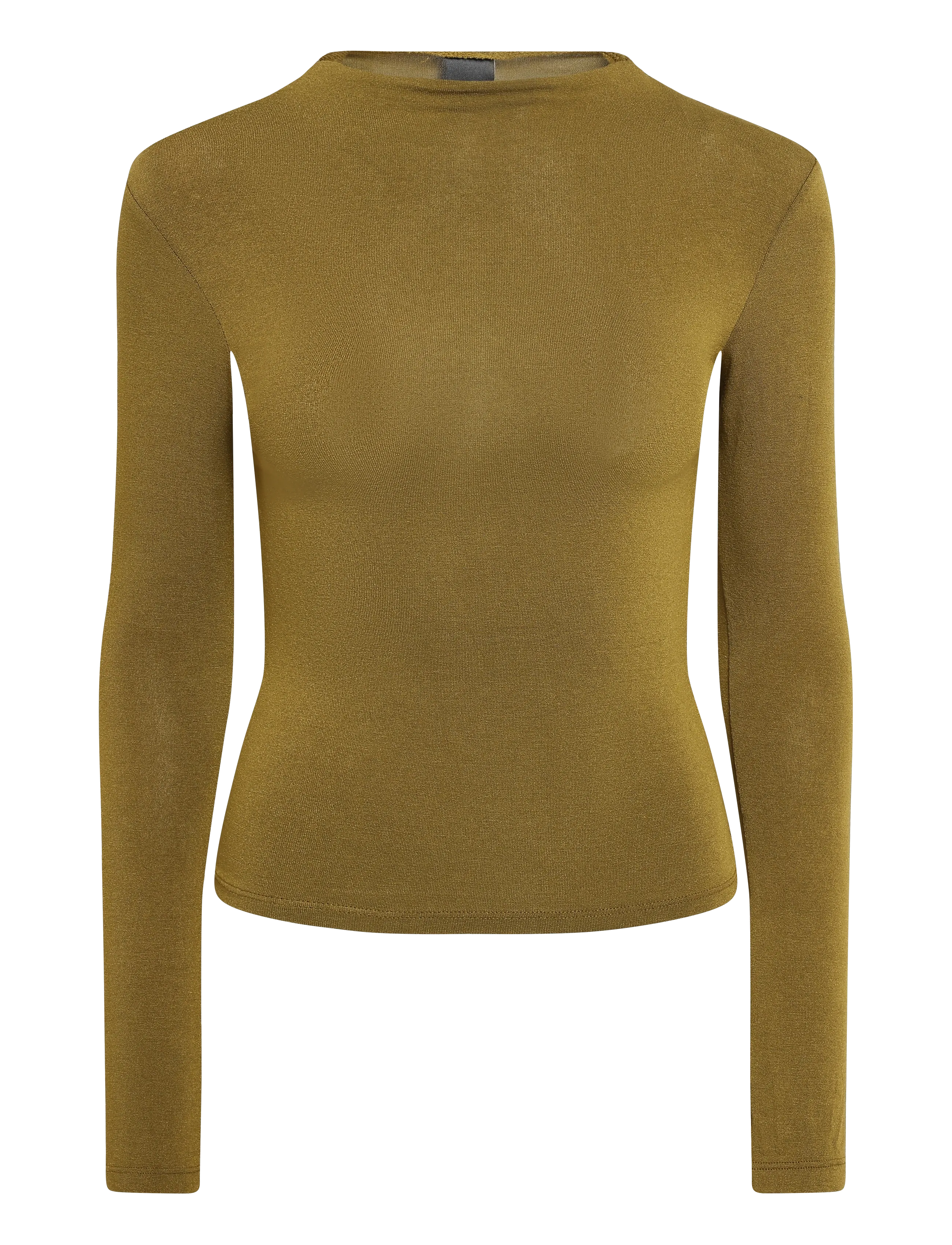 Gina Tricot Funnel neck top - Riided - FIR GREEN / green