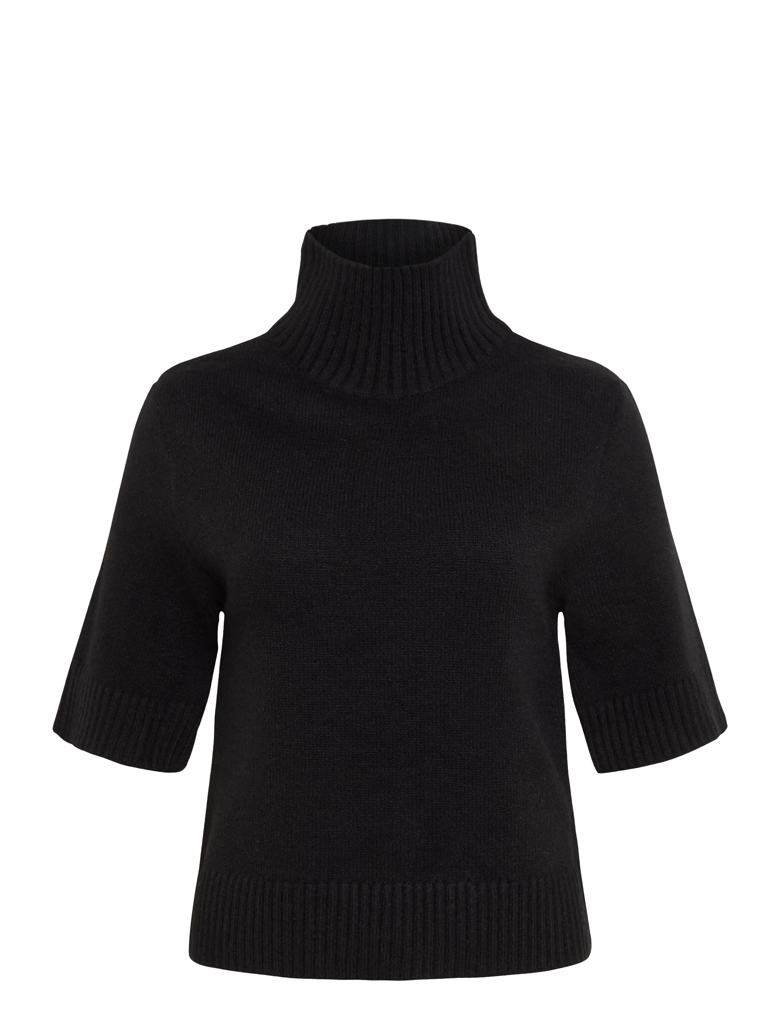 Short Sleeve Knitted Polo Top