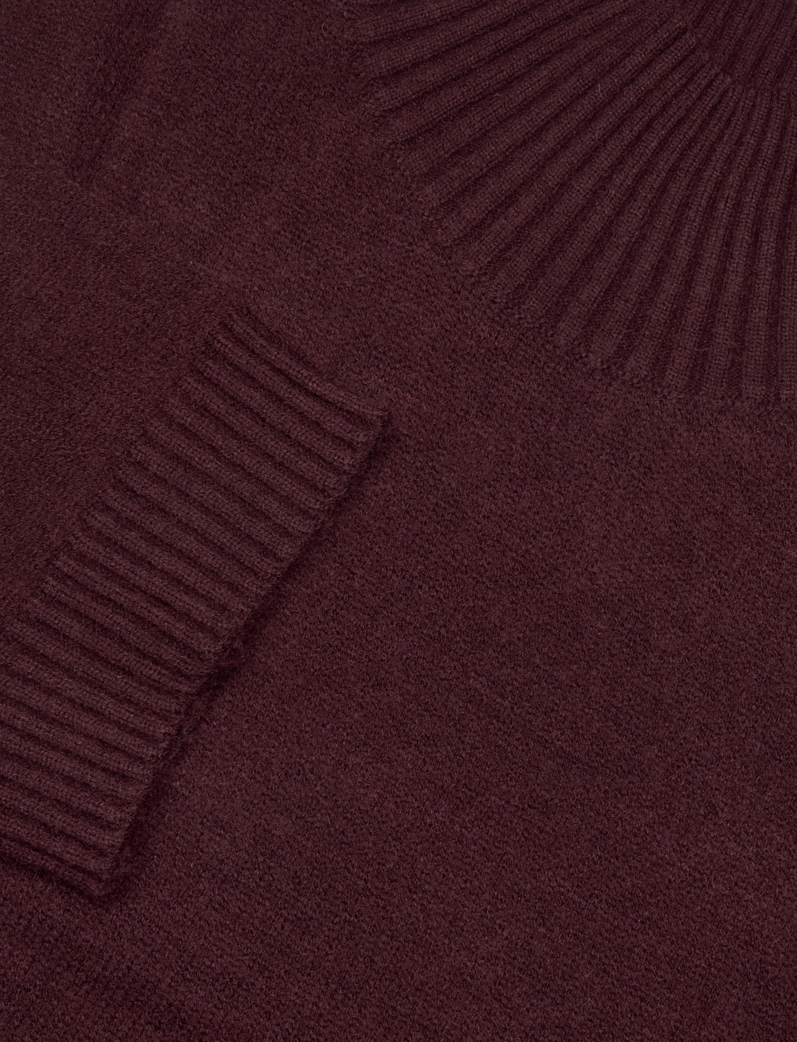 Gina Tricot - Short sleeve knitted polo top - stickade tröjor - dark wine (3966) - 2