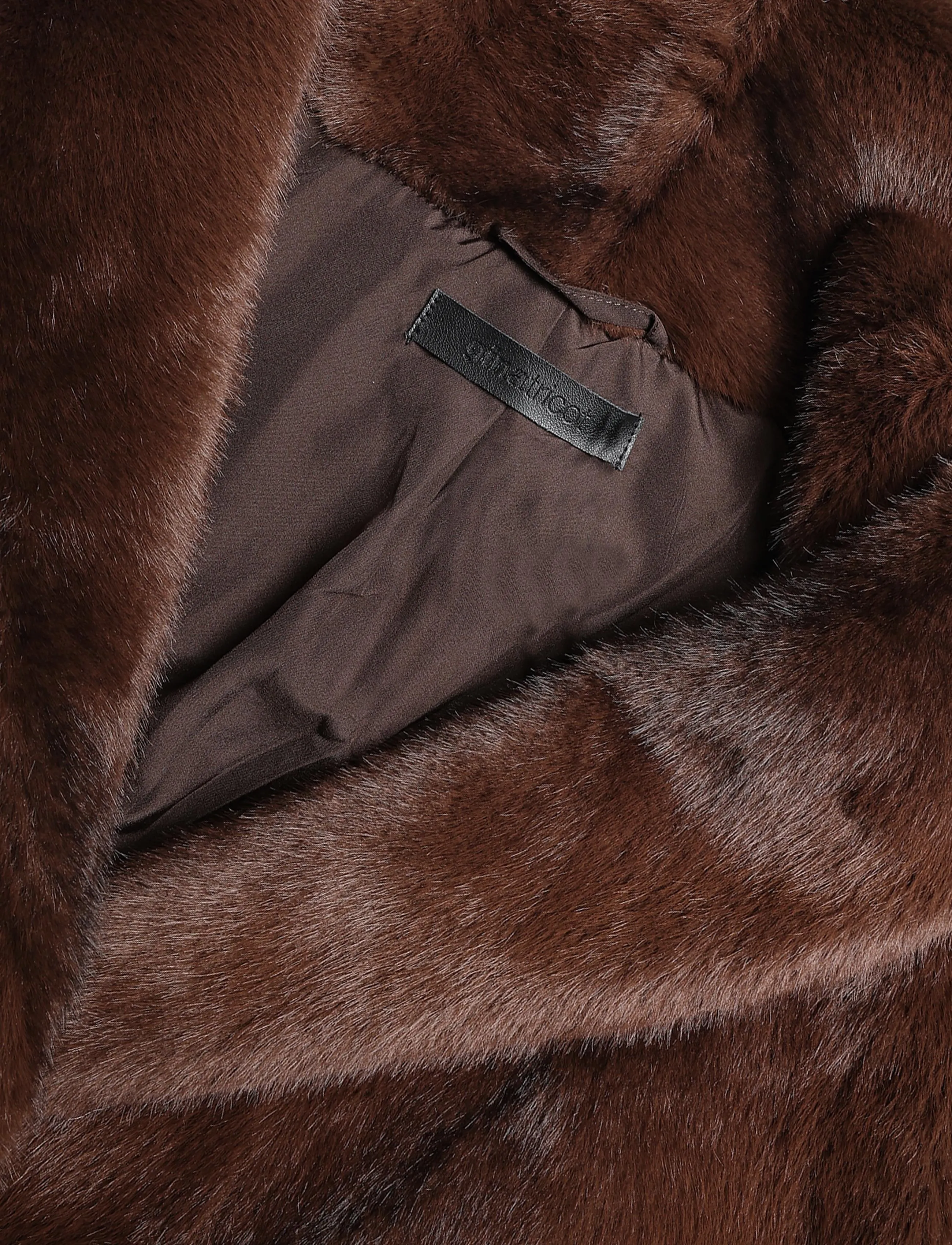 Gina Tricot - Faux fur belted short jacket - brown - 2