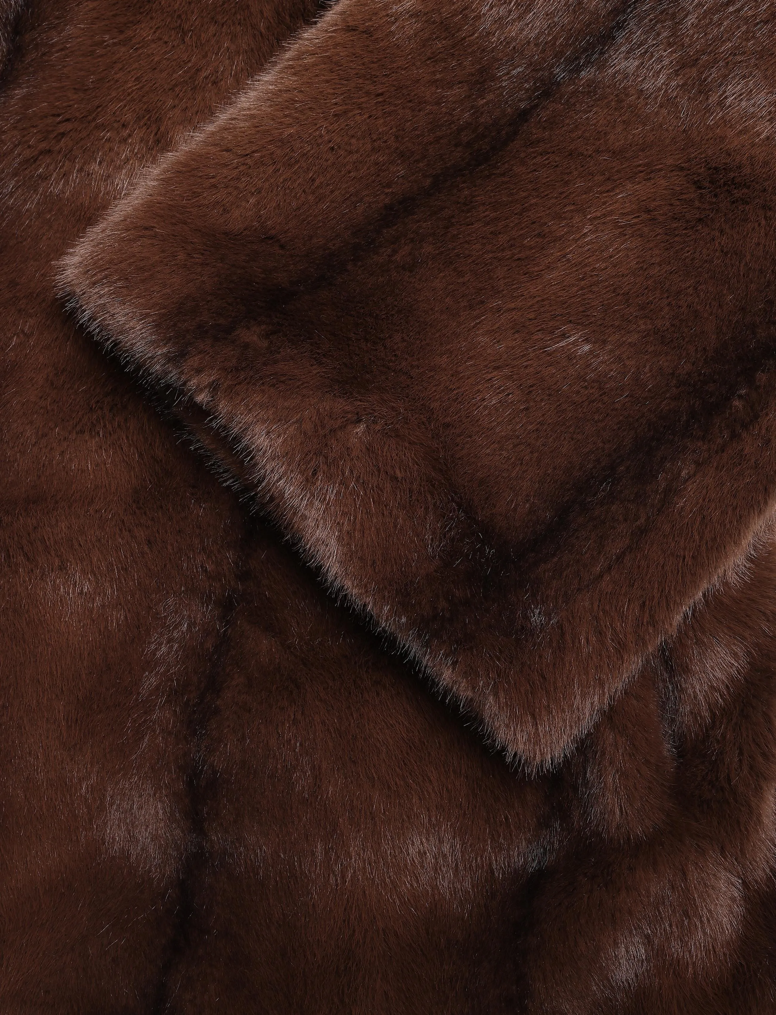 Gina Tricot - Faux fur belted short jacket - brown - 3