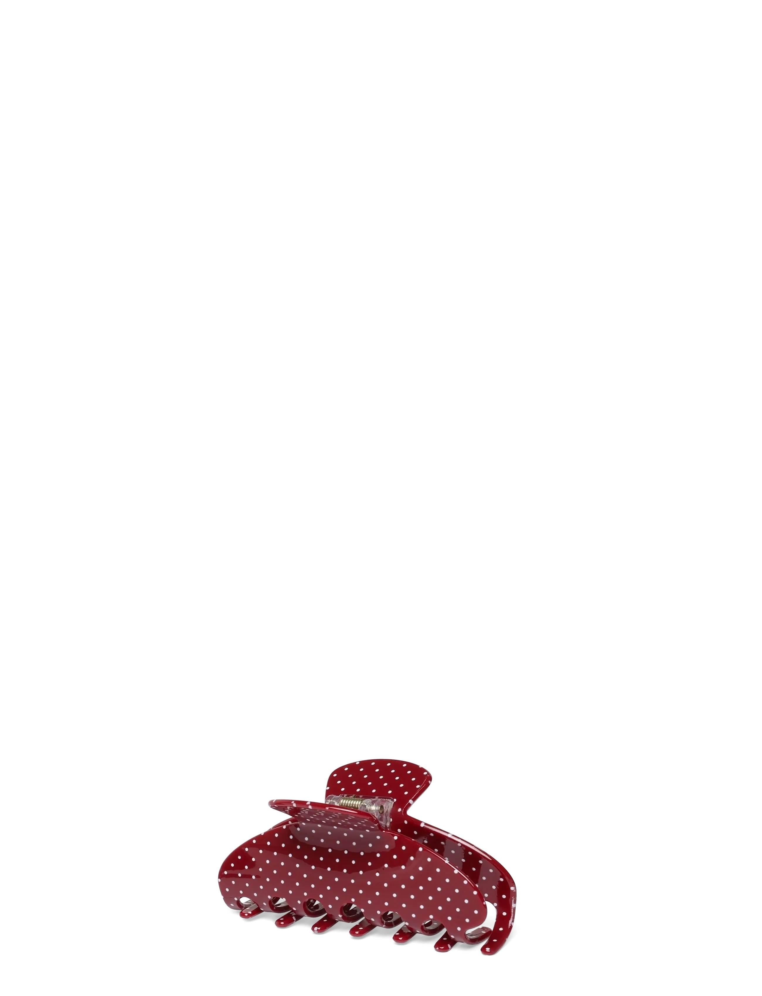 Gina Tricot - 2-pack dotted hair clip - hair clips - black/red (9120) - 2