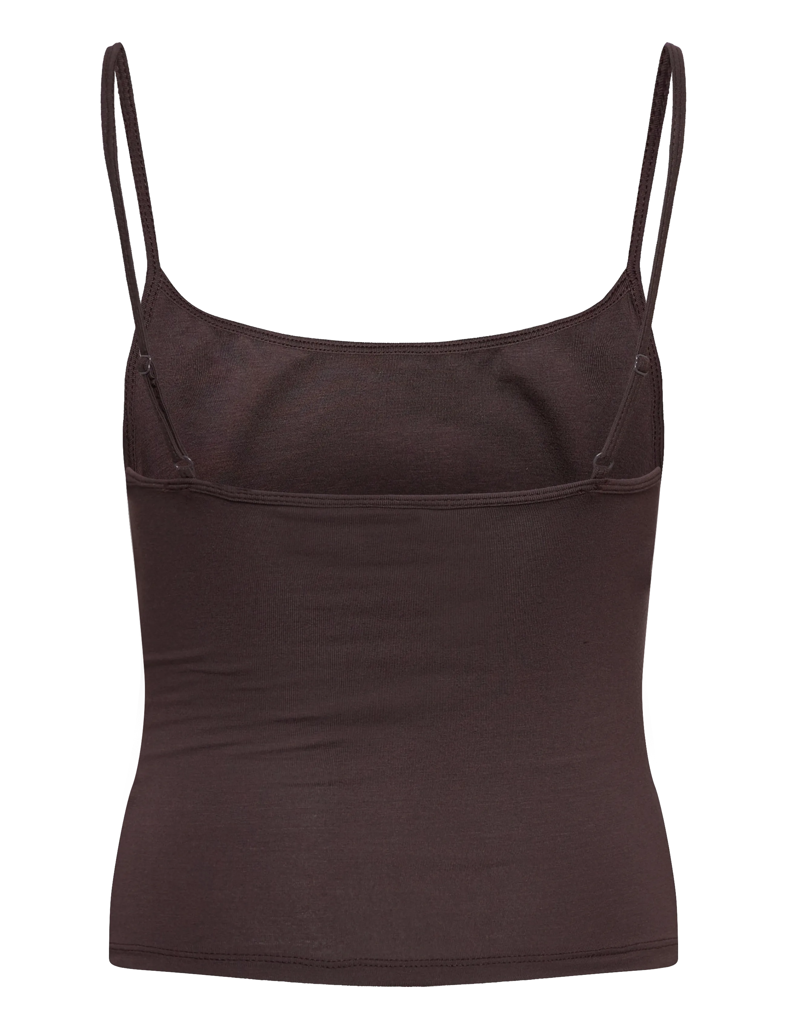 Gina Tricot - Strap loungewear singlet - oberteile - chocolate plum (4015) - 1