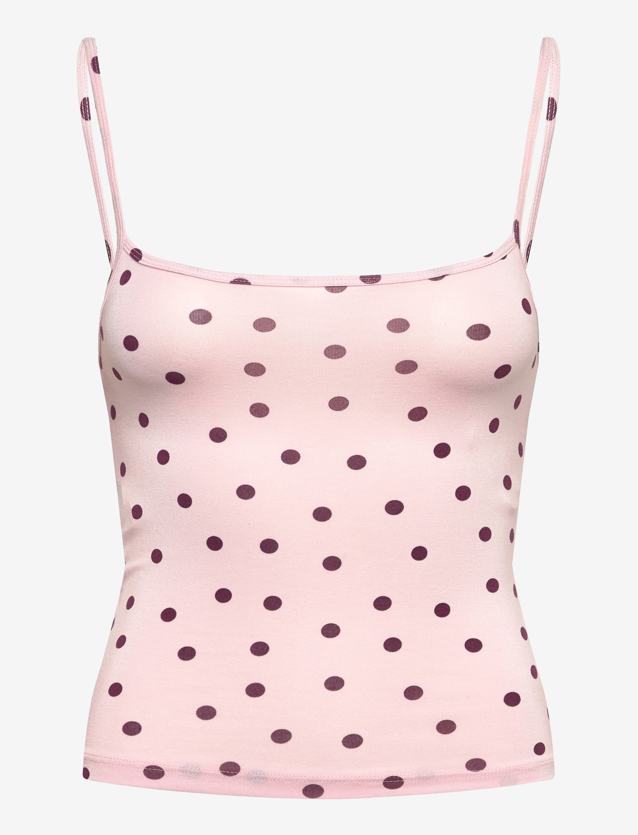 Gina Tricot - Strap loungewear singlet - overdele - pink dot - 0