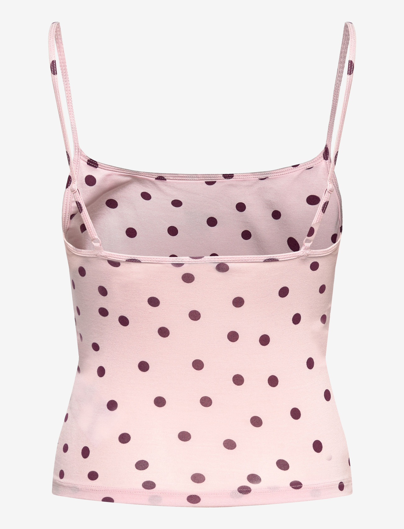 Gina Tricot - Strap loungewear singlet - overdele - pink dot - 1