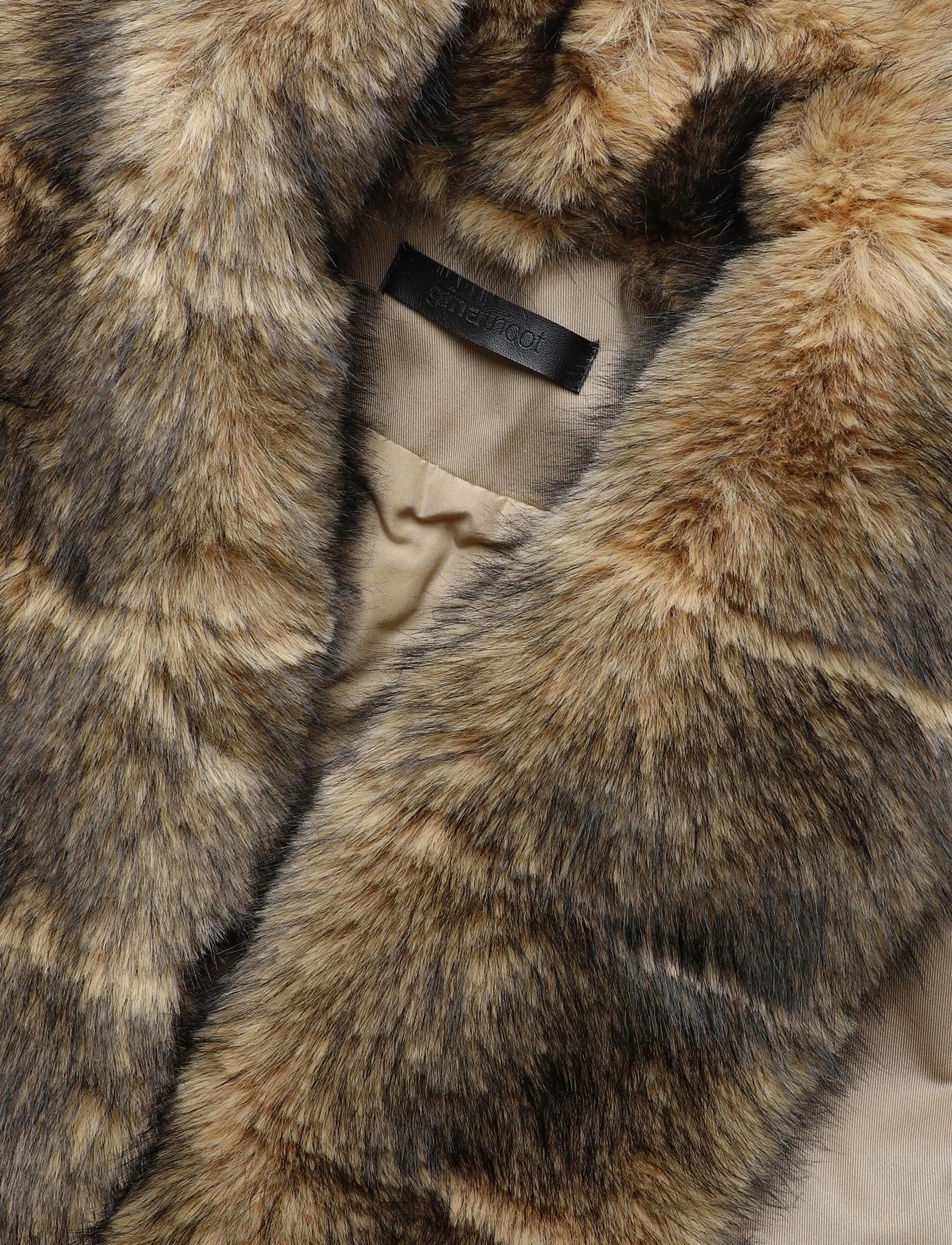 Gina Tricot - Faux fur collar padded jacket - beige (1040) - 2
