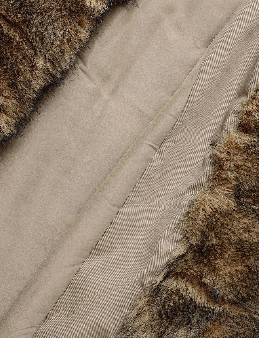 Gina Tricot - Faux fur collar padded jacket - talvitakit - beige (1040) - 4