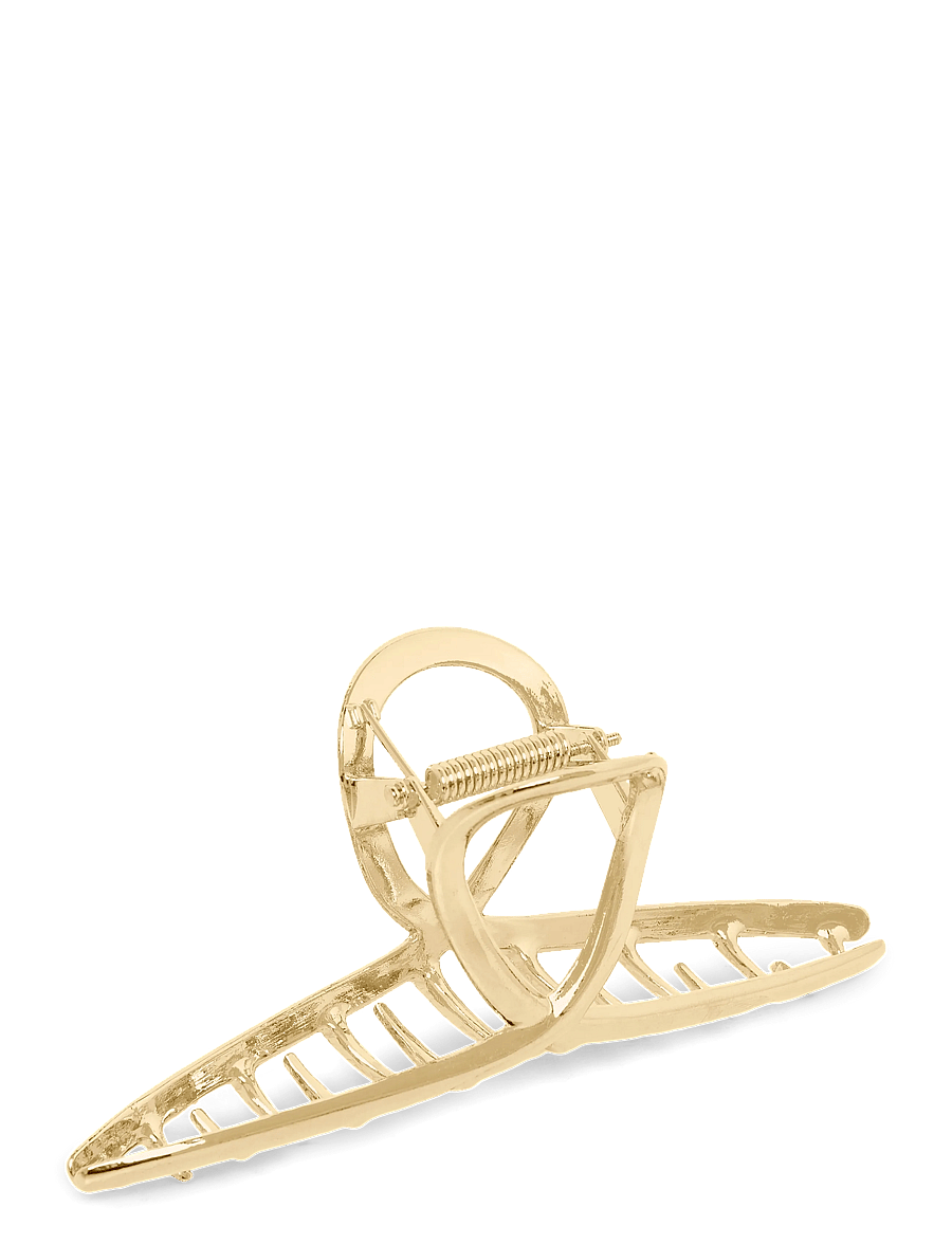 Gina Tricot - 2-pack knot metal hair clip - hårklämmor - multi gold (7827) - 0