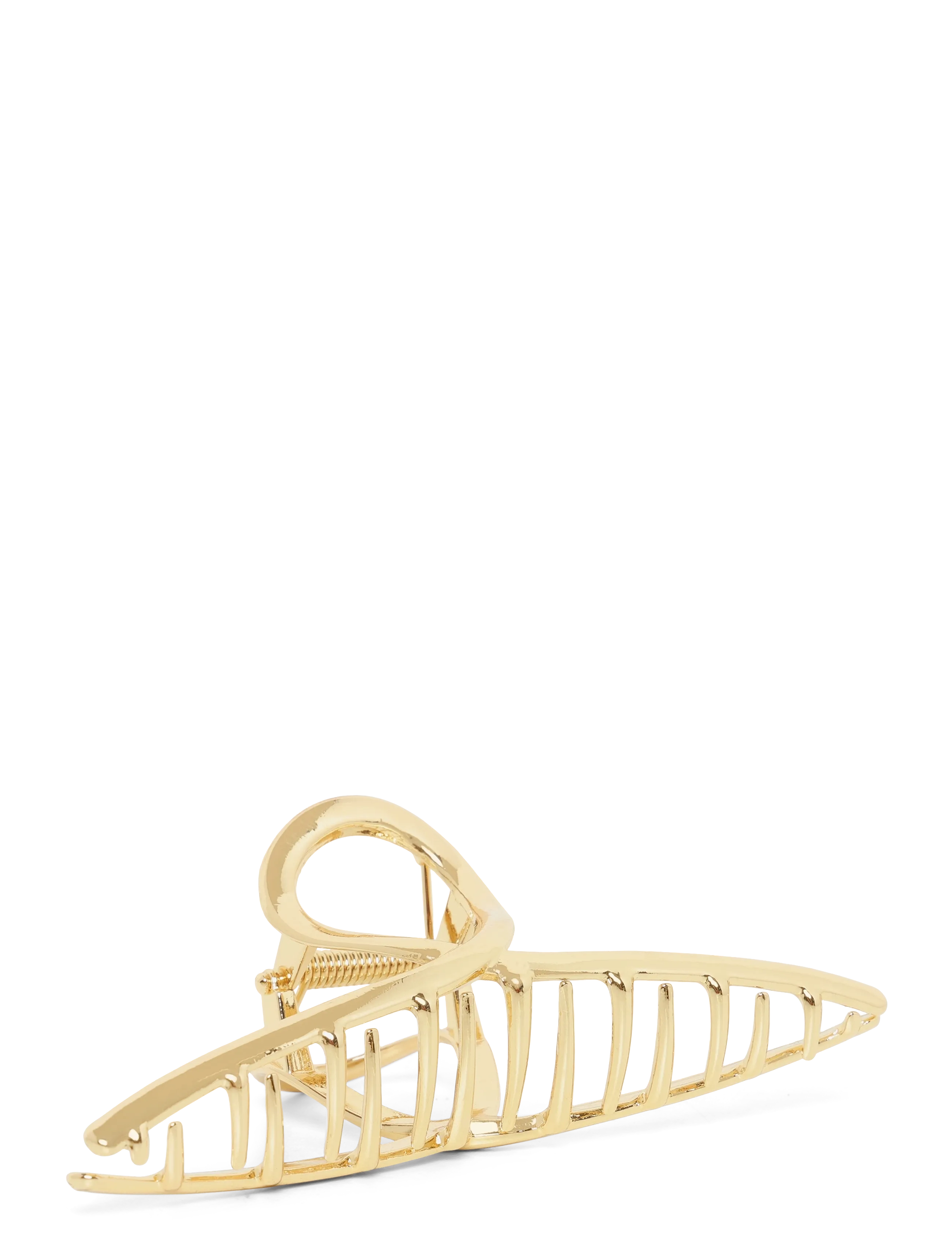 Gina Tricot - 2-pack knot metal hair clip - hårklämmor - multi gold (7827) - 1