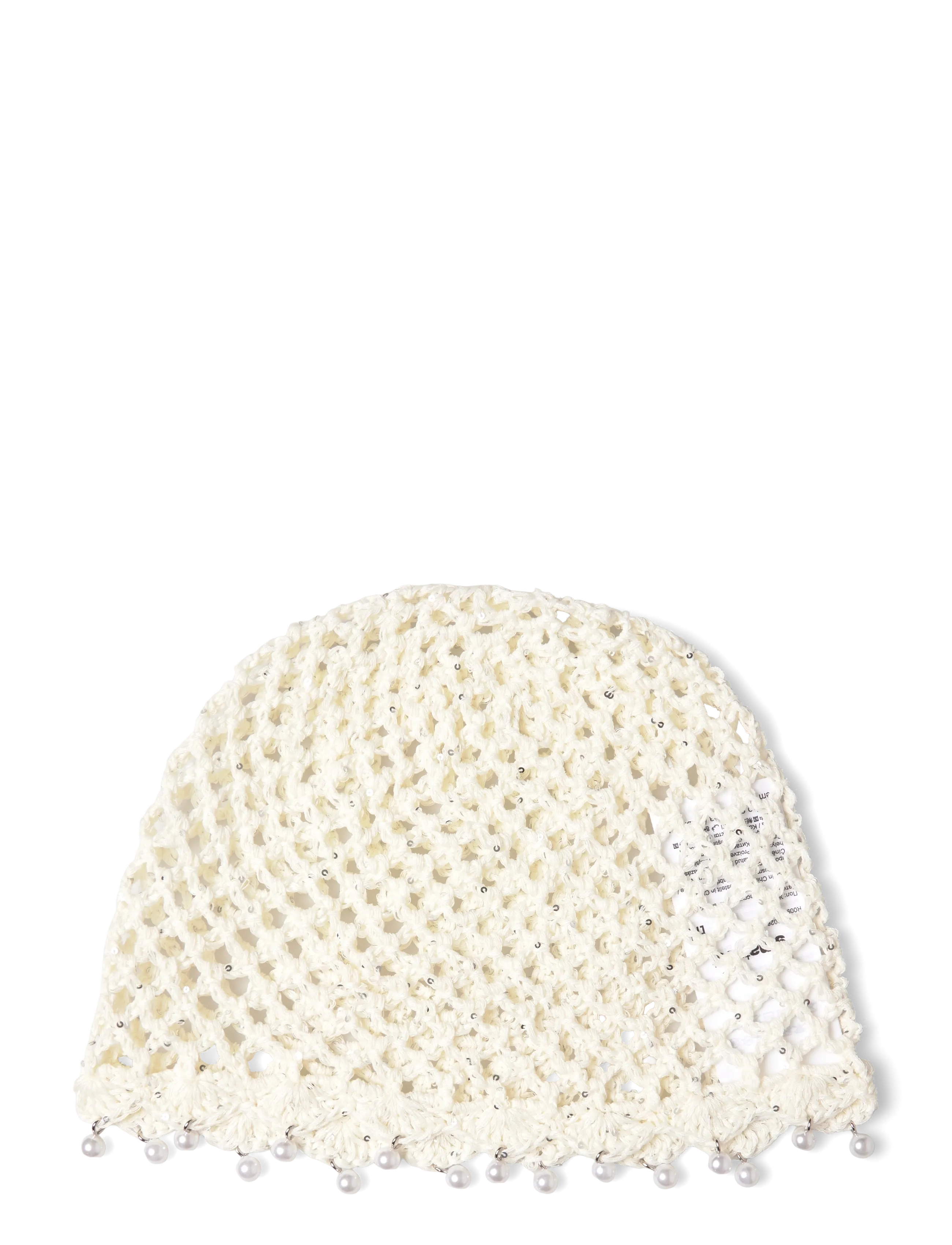 Gina Tricot Crochet beanie - Swedish brands - OFFWHITE / cream