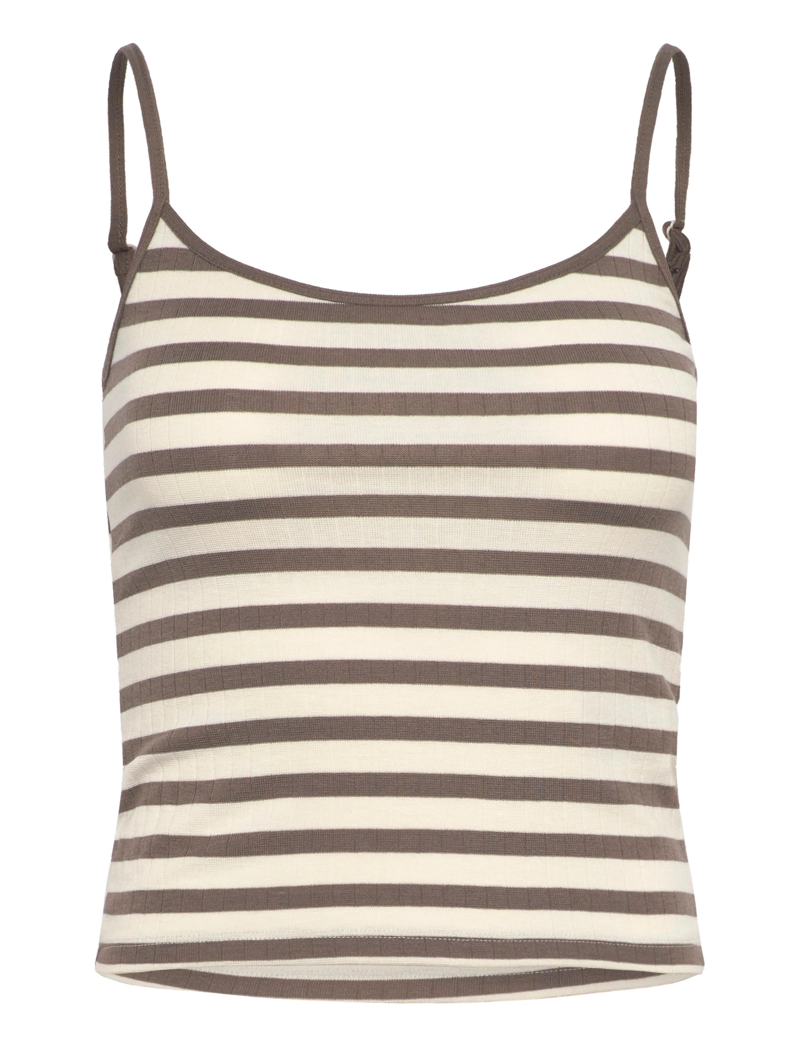 Gina Tricot Soft loungewear singlet - Hverdags stil - LOUNGE STRIPE (1205) / cream