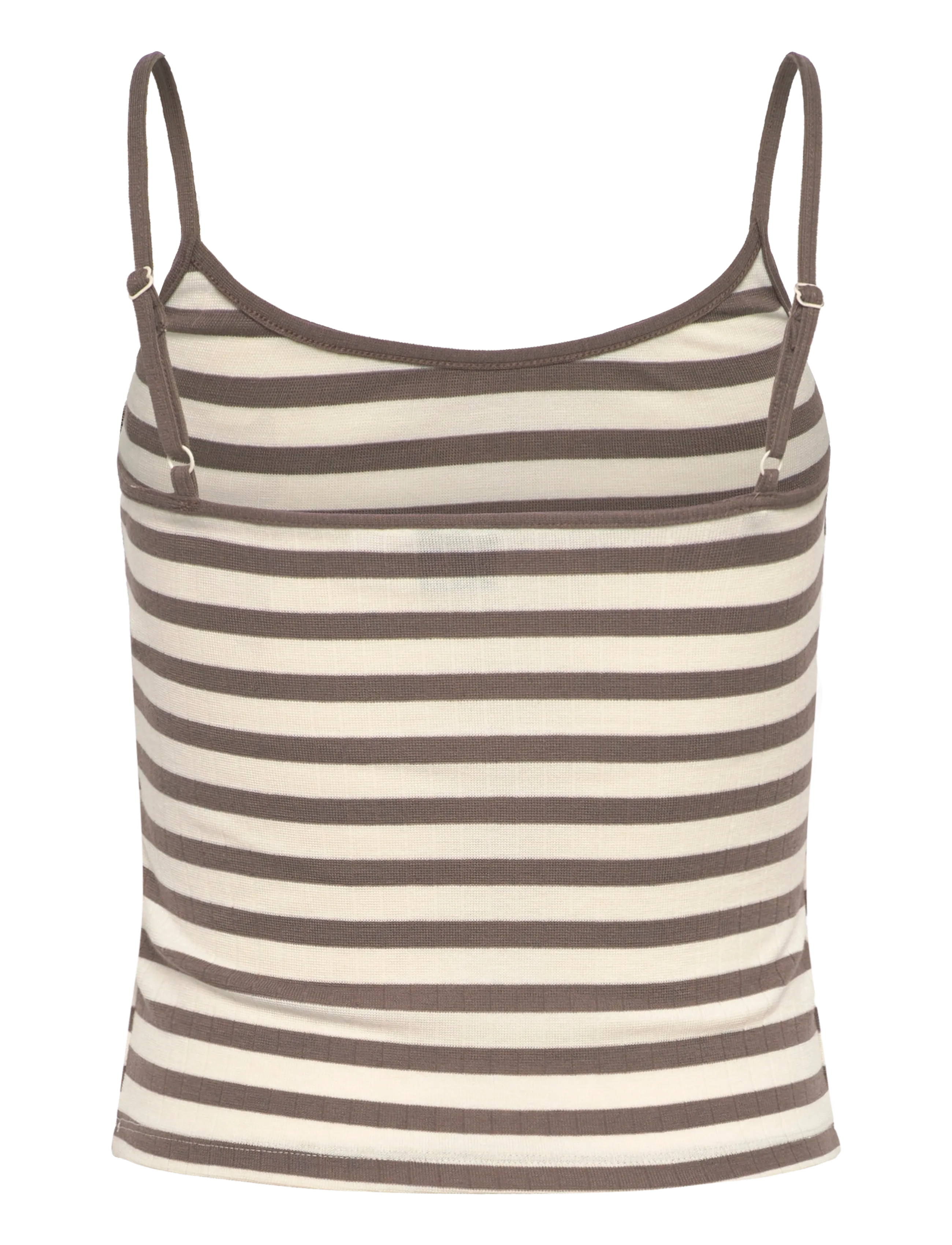 Gina Tricot - Soft loungewear singlet - tops - lounge stripe (1205) - 1