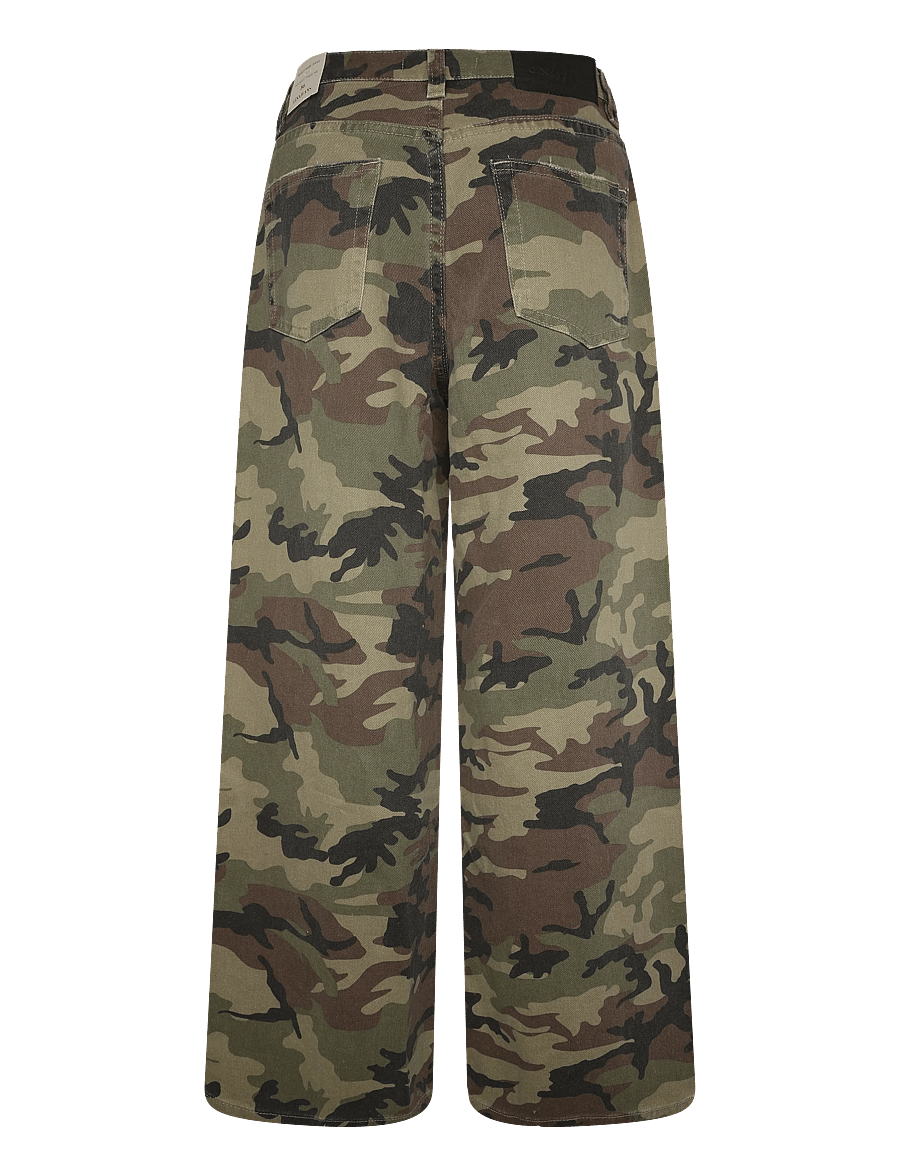 Gina Tricot - Baggy babe jeans - brede jeans - camo - 1