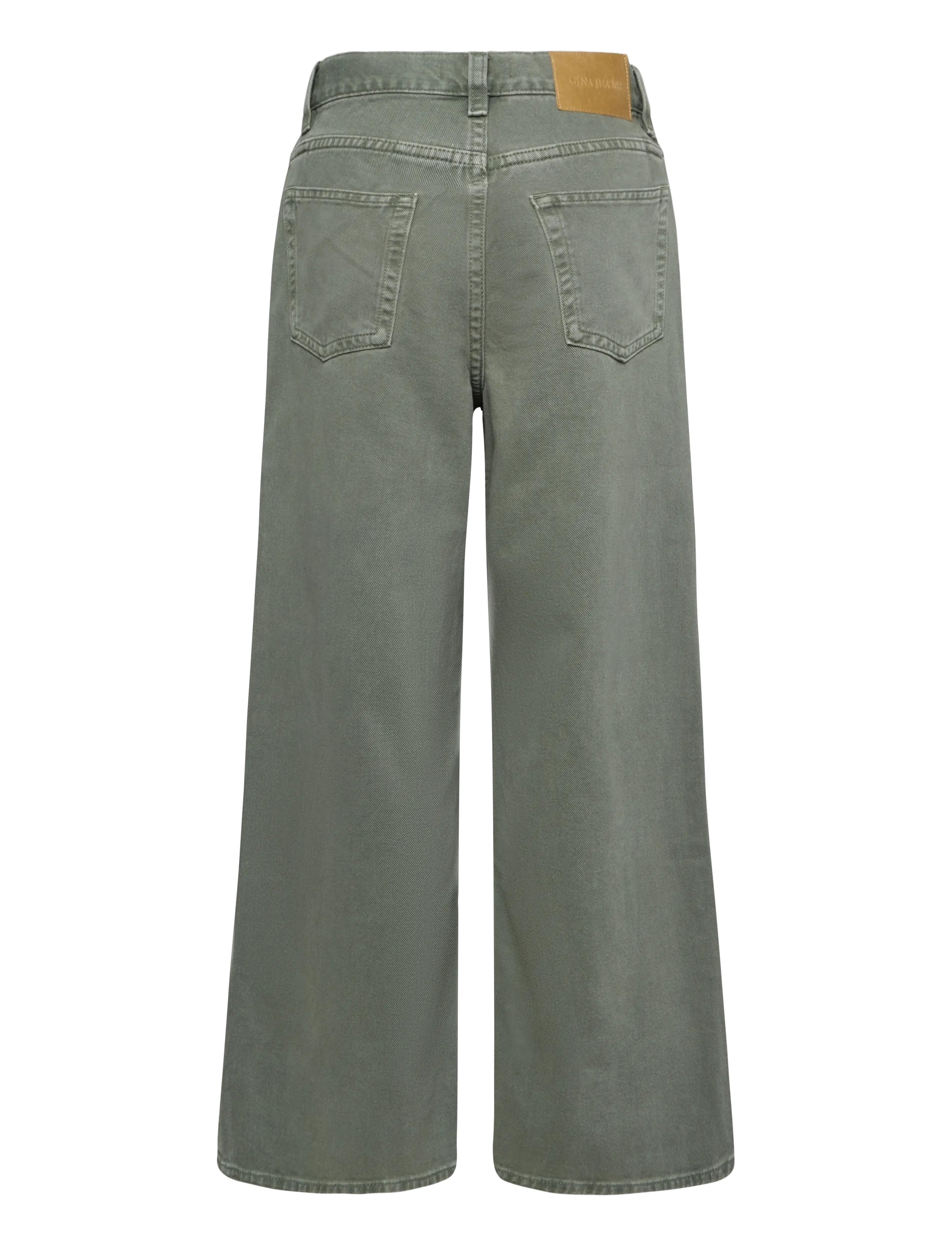 Gina Tricot - Baggy babe jeans - wide leg jeans - khaki (7260) - 1