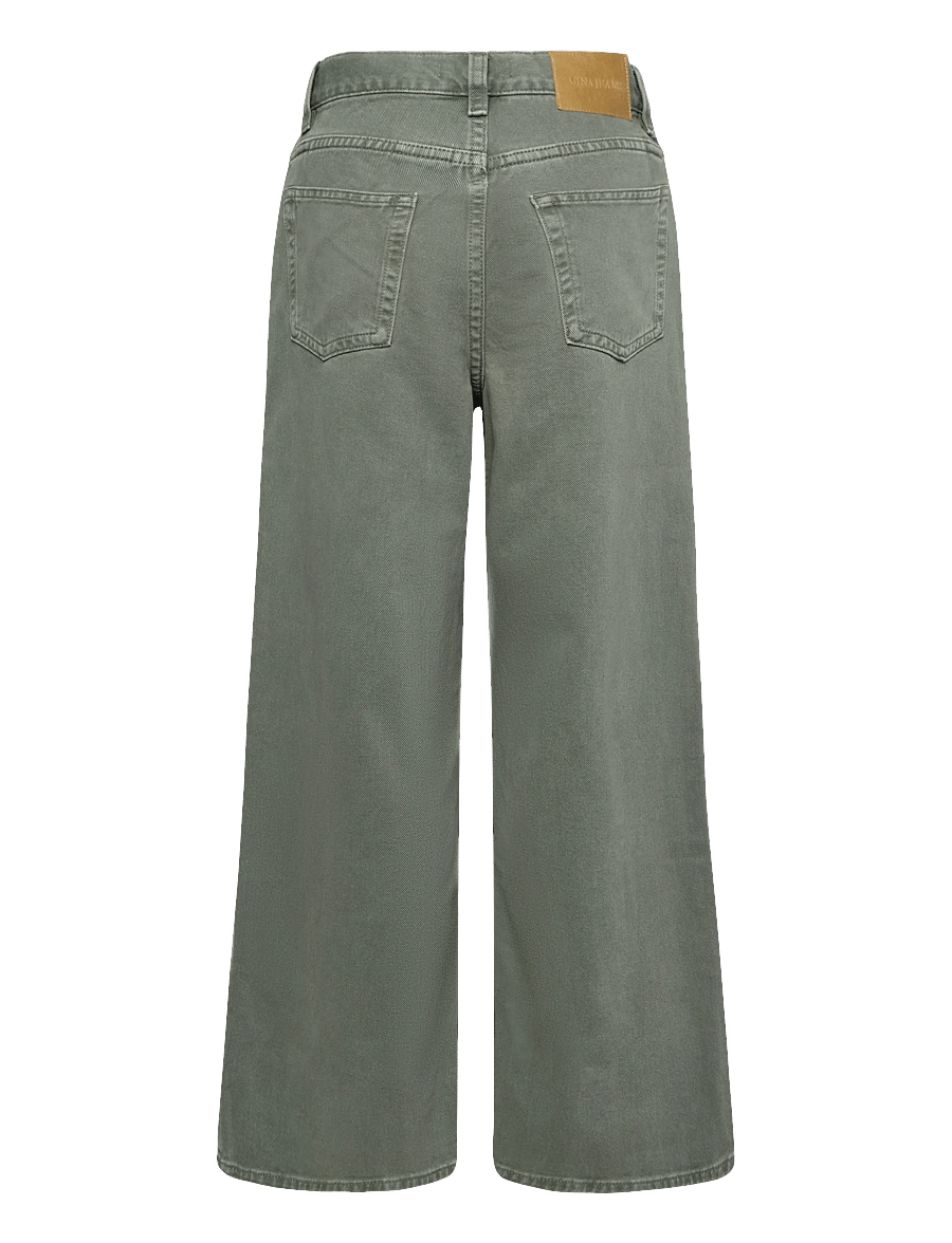 Gina Tricot - Baggy babe jeans - wide leg jeans - khaki (7260) - 1