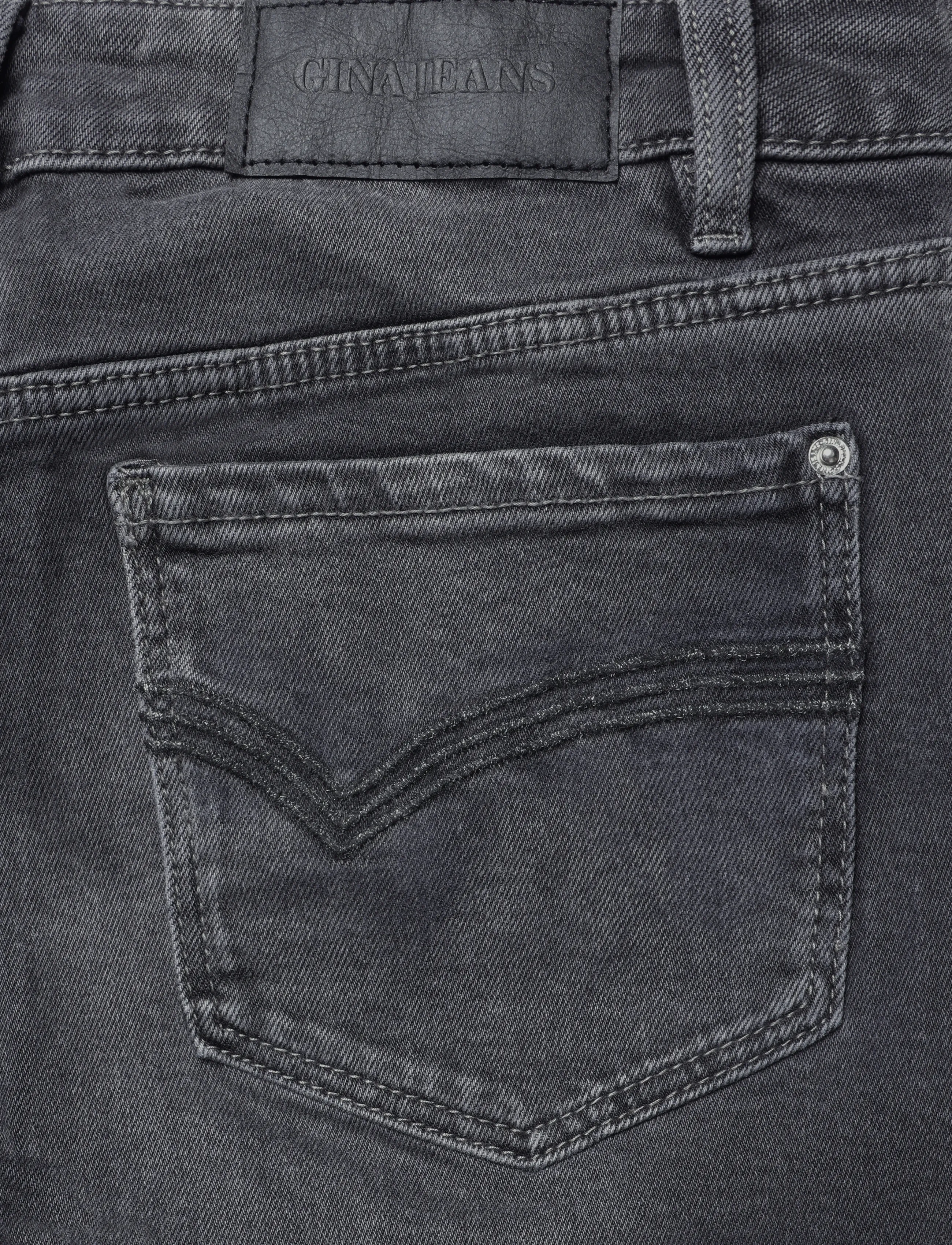 Gina Tricot - Shape up flare jeans - alt laiad teksad - dark grey (9018) - 2