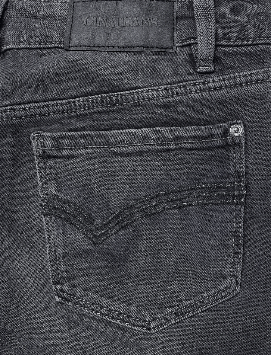 Gina Tricot - Shape up flare jeans - alt laiad teksad - dark grey (9018) - 2