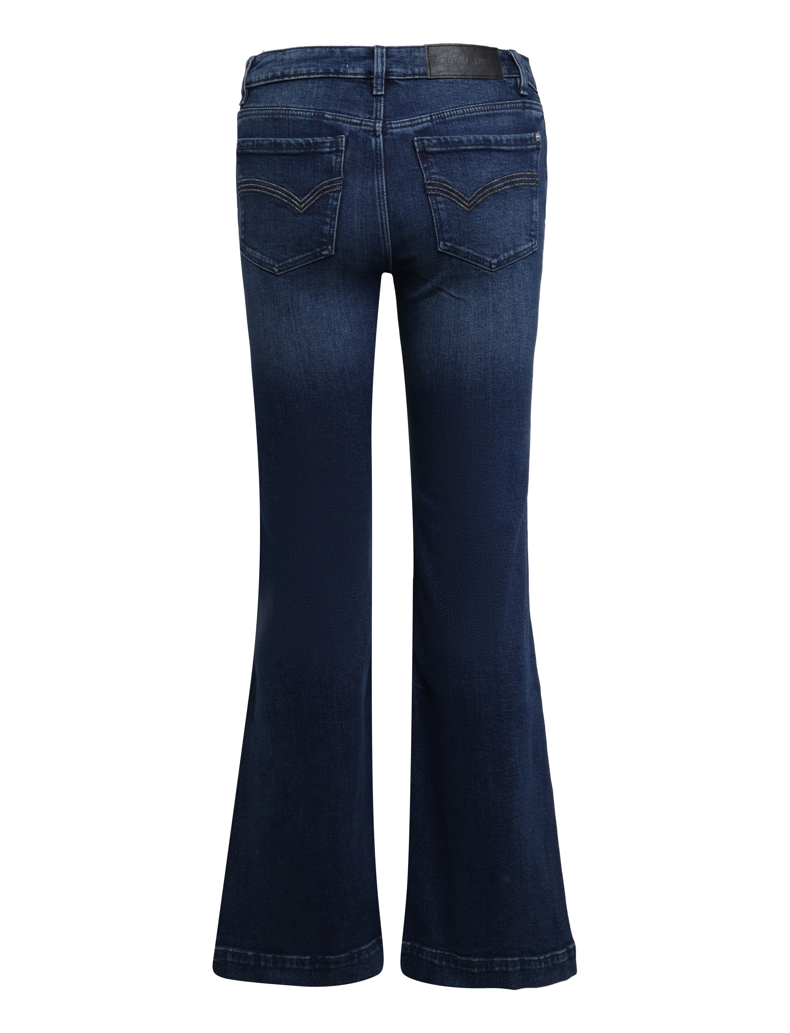 Gina Tricot - Shape up flare jeans - dk blue - 1