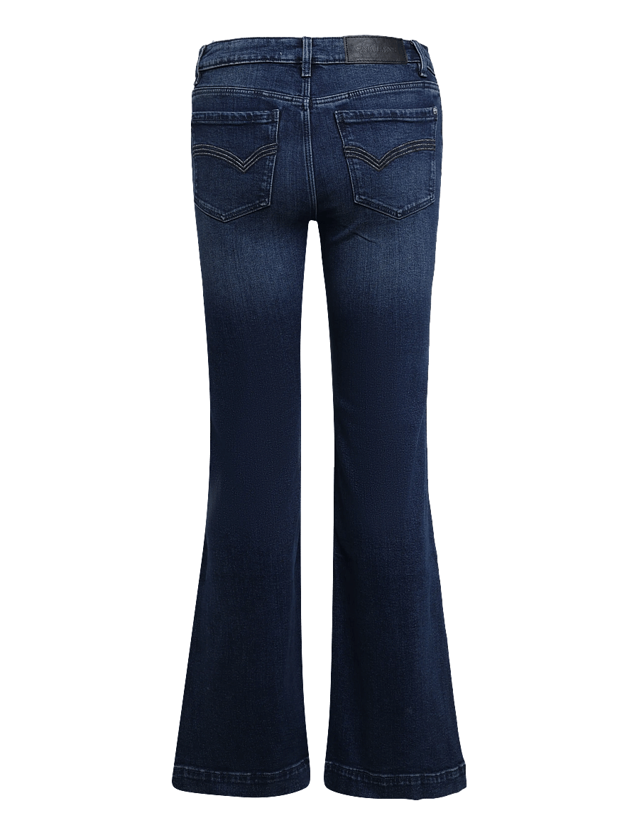 Gina Tricot - Shape up flare jeans - flared jeans - dk blue - 1
