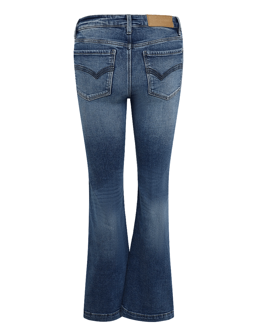 Gina Tricot - Shape up flare jeans - schlaghosen - mid blue - 1