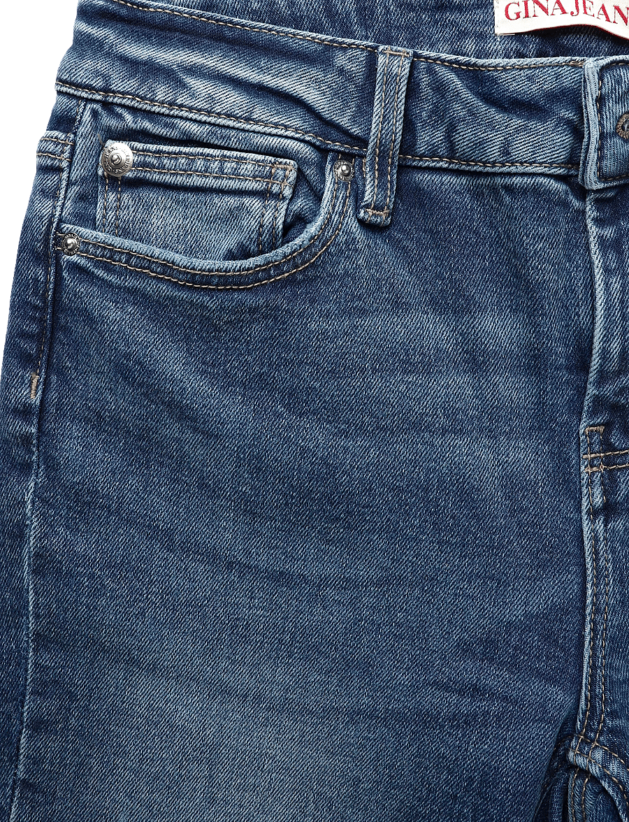 Gina Tricot - Shape up flare jeans - schlaghosen - mid blue - 2