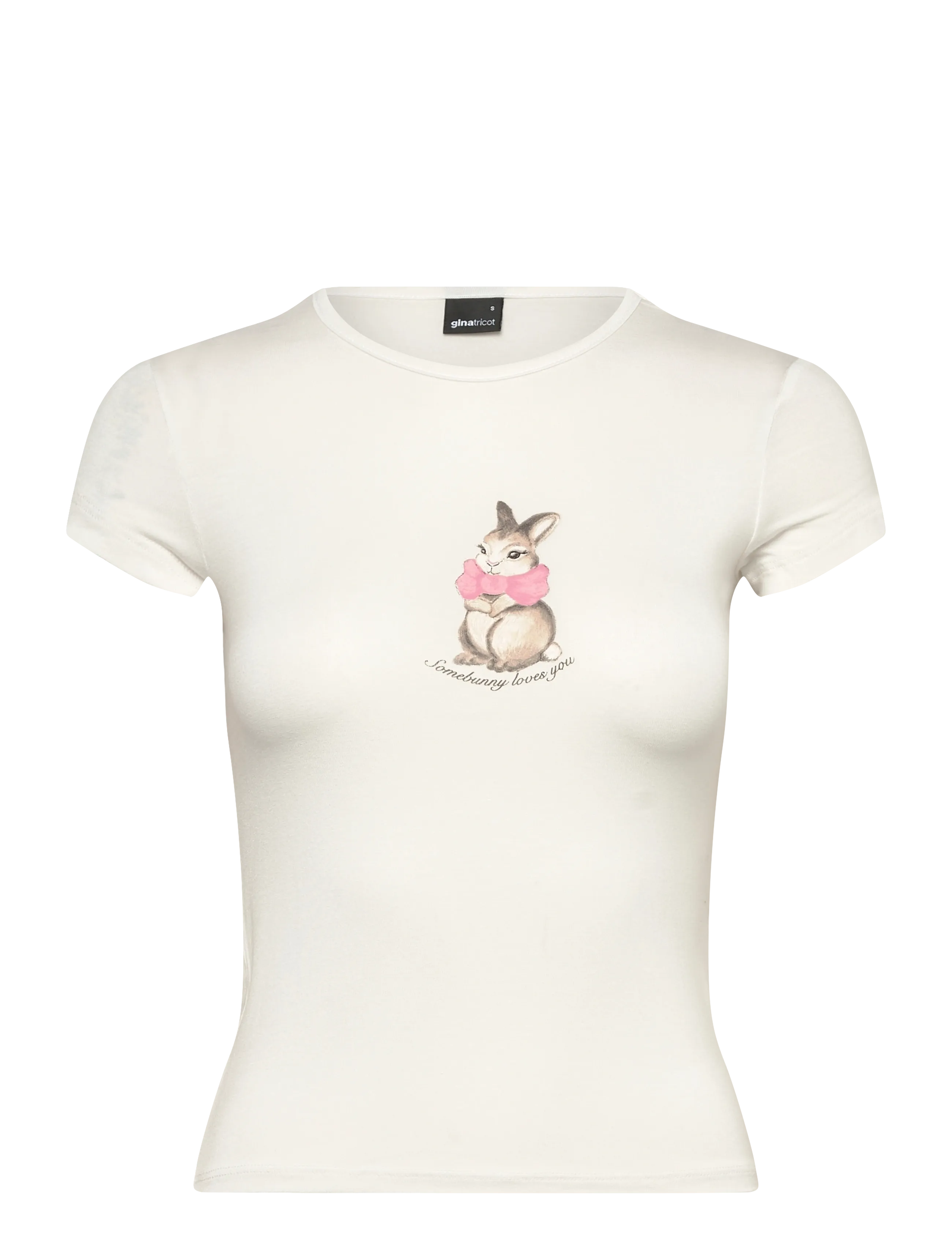 Gina Tricot Tight loungewear top - Swedish brands - BUNNY / cream
