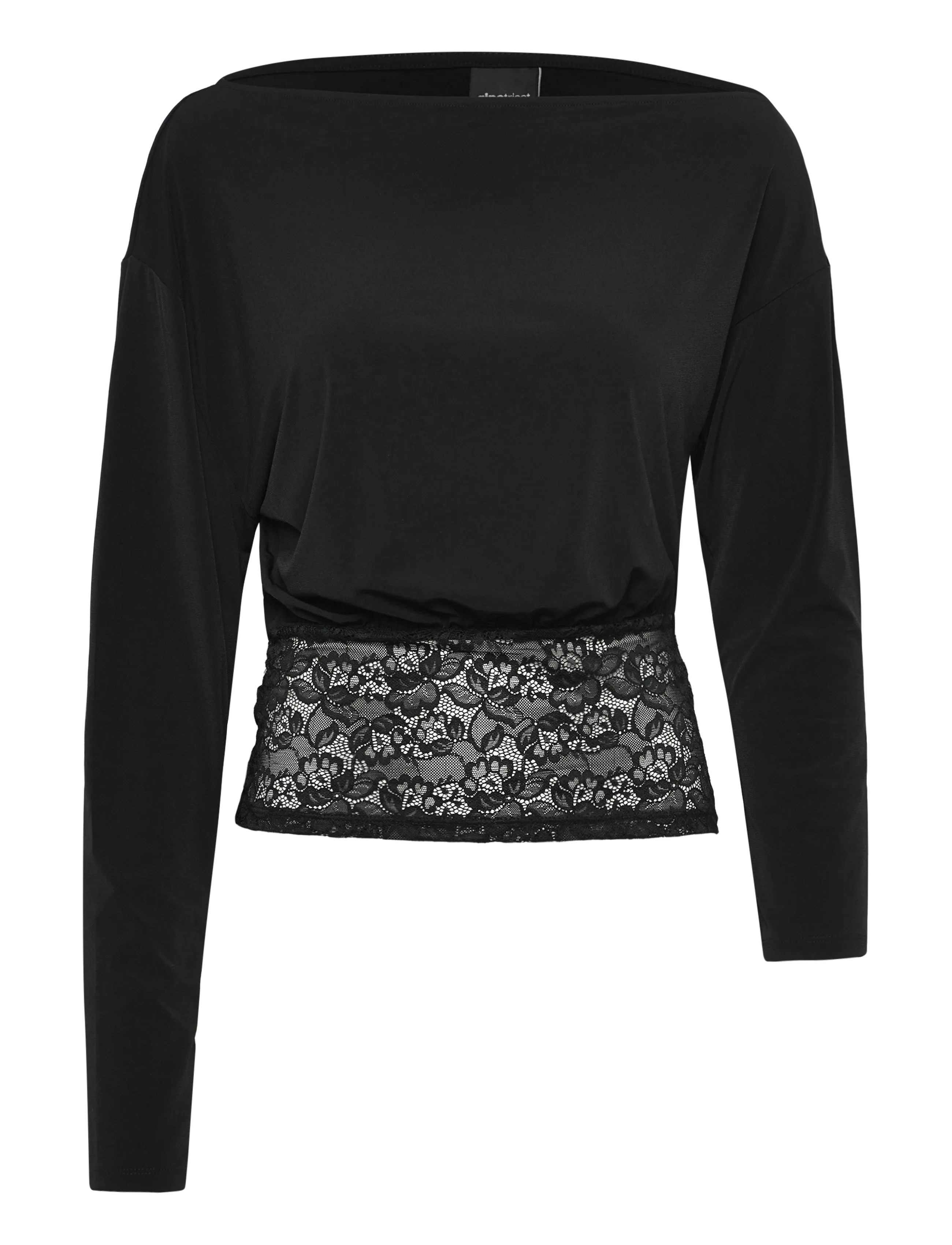 Gina Tricot Slouchy lace top - Swedish brands - BLACK (9000) / black