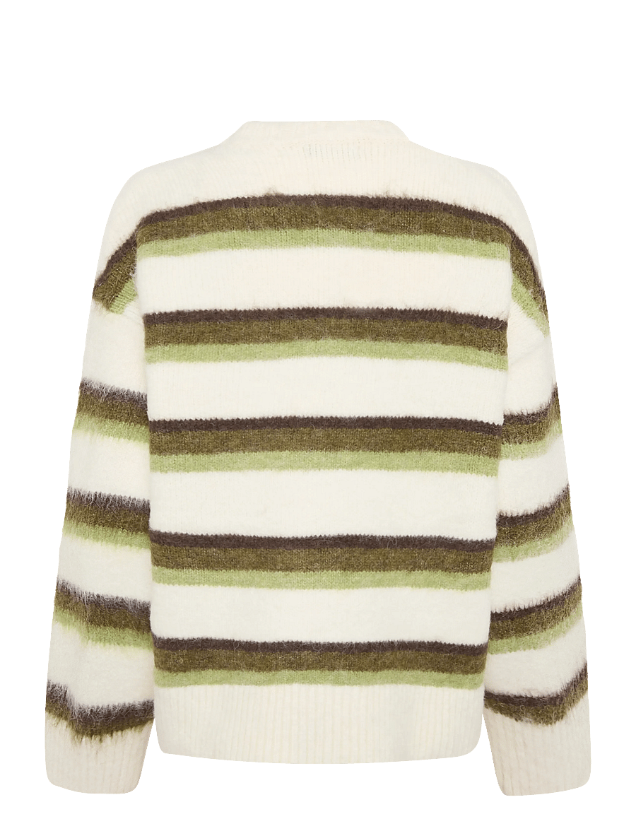 Gina Tricot - Stripe chunky knitted sweater - kampsunid - multi stripe (6163) - 1