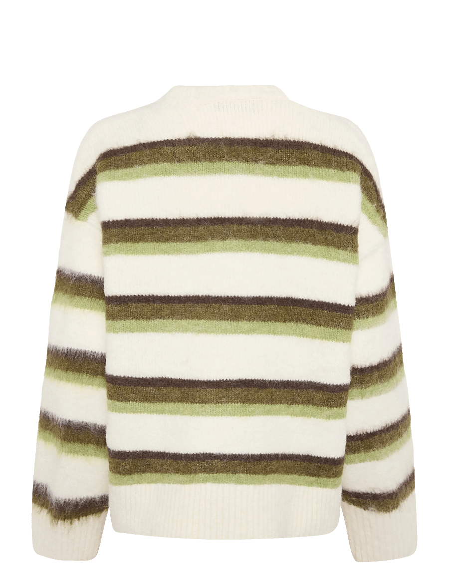 Gina Tricot - Stripe chunky knitted sweater - kampsunid - multi stripe (6163) - 1