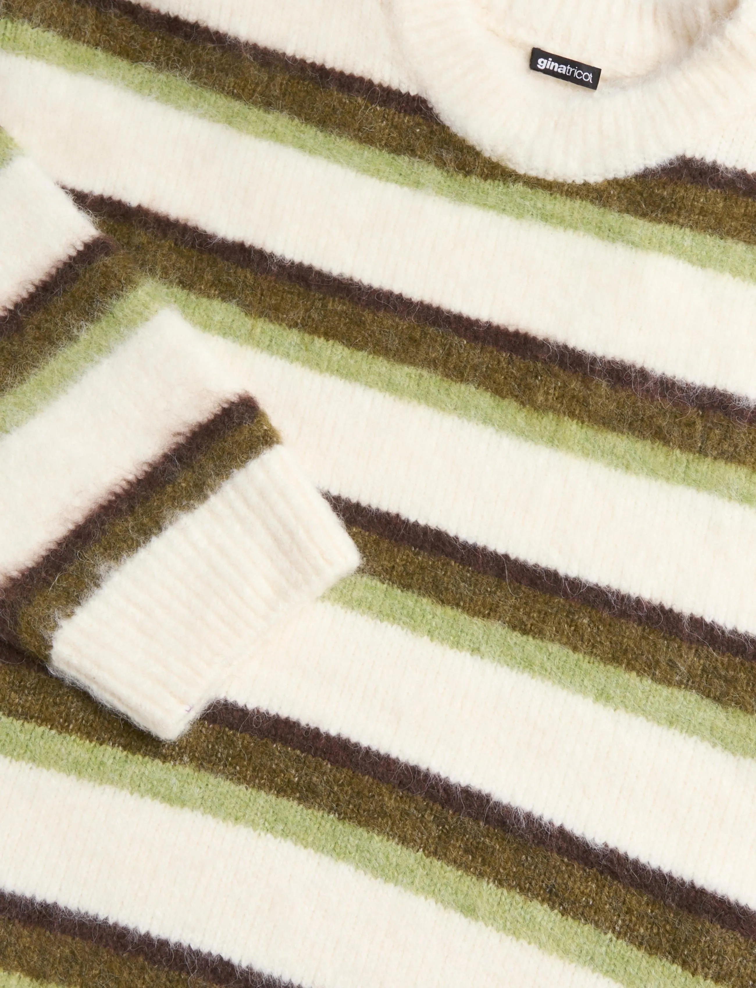 Gina Tricot - Stripe chunky knitted sweater - kampsunid - multi stripe (6163) - 2