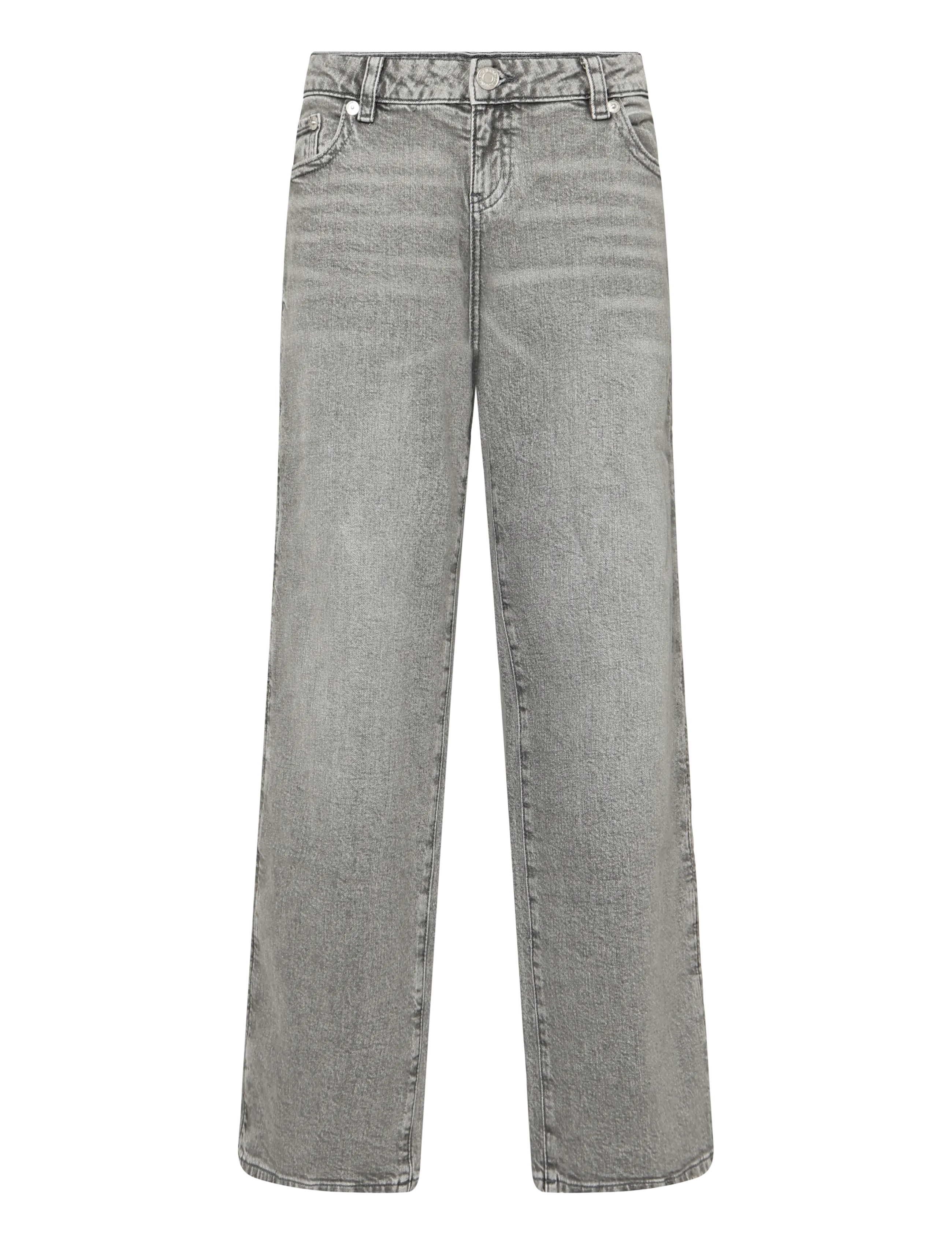 Gina Tricot Rebel low wide jeans - Jeans - LT GREY / grey