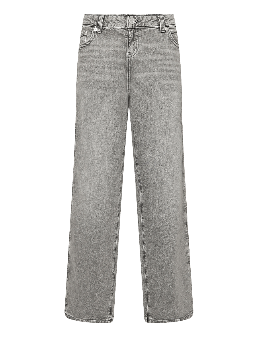 Gina Tricot - Rebel low wide jeans - hosen mit weitem bein - lt grey - 0