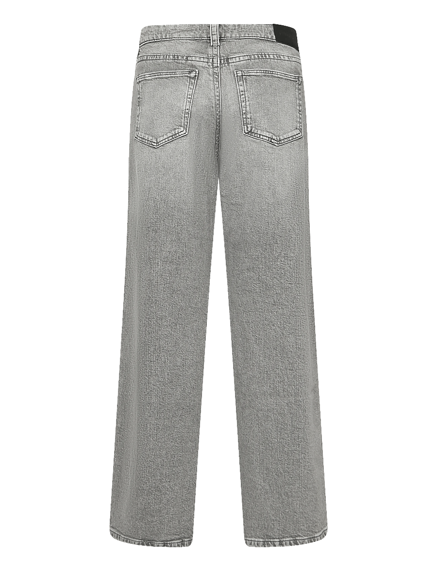 Gina Tricot - Rebel low wide jeans - hosen mit weitem bein - lt grey - 1