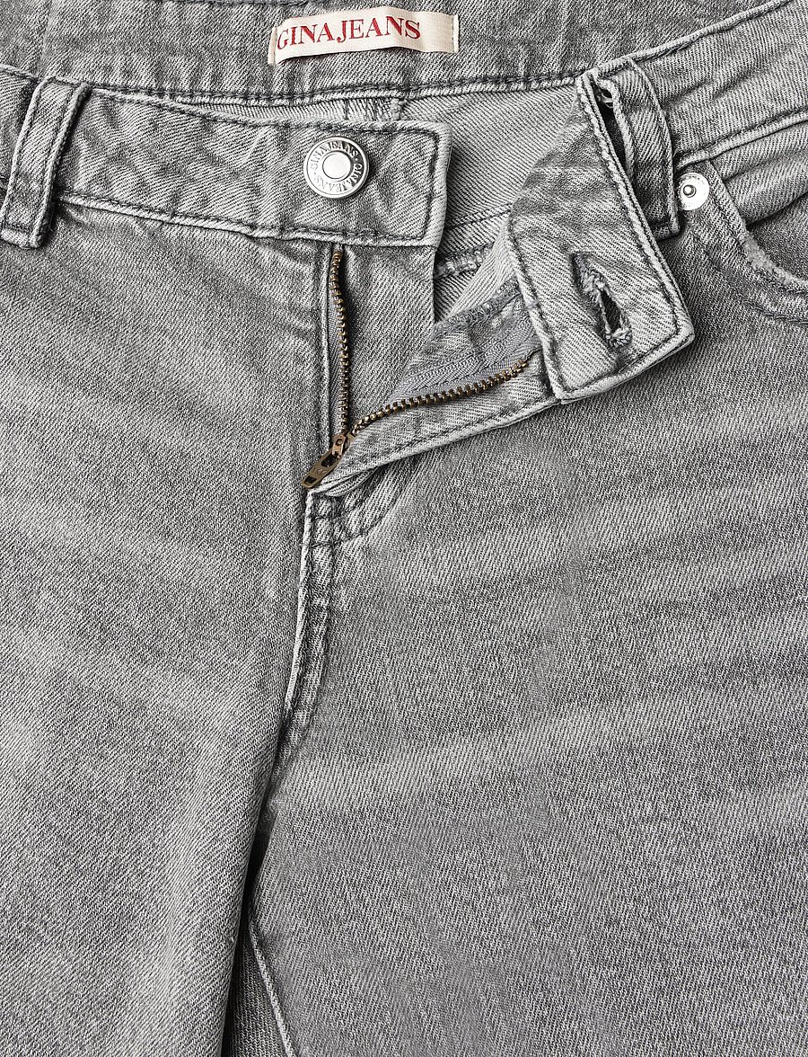 Gina Tricot - Rebel low wide jeans - hosen mit weitem bein - lt grey - 3