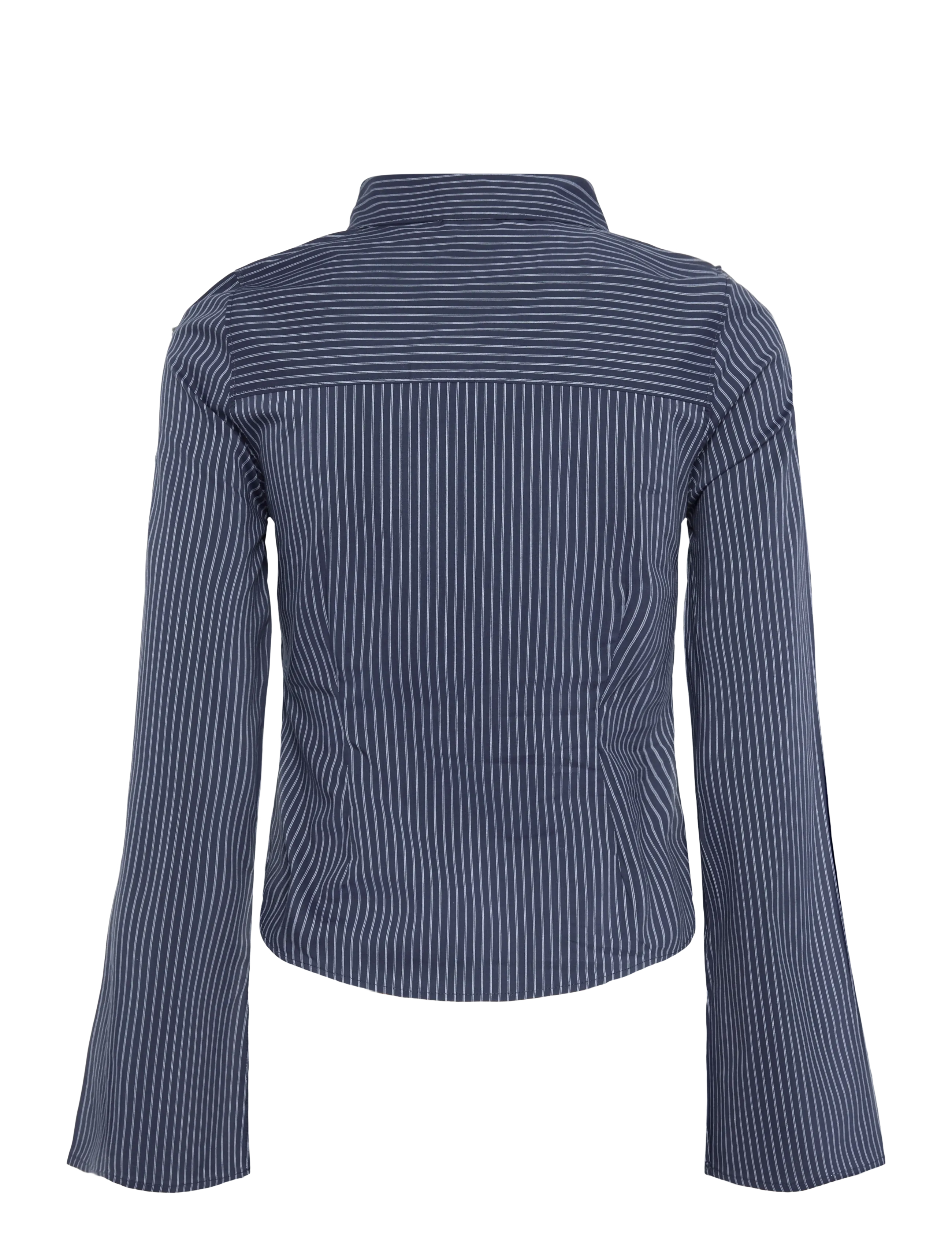 Gina Tricot - Shaped shirt - navy pinstripe - 1