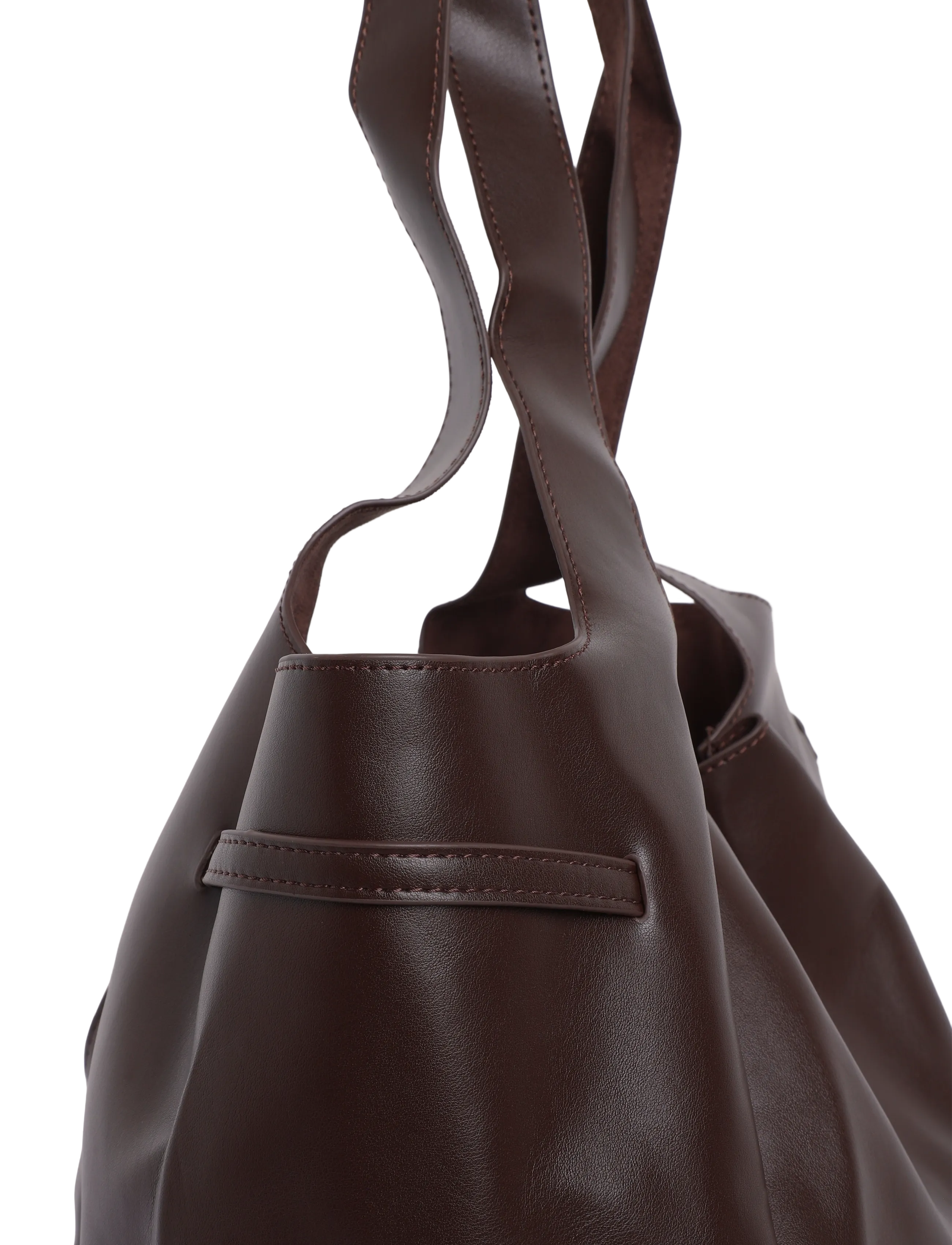 Gina Tricot - Slouchy bag - moetrendid - dark brown (7180) - 4