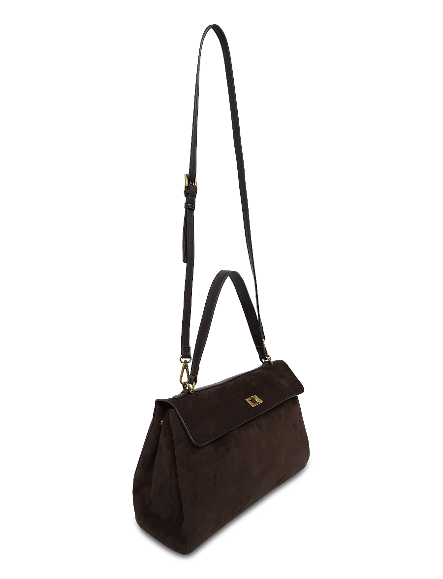 Gina Tricot - Office midi bag - mode trends - dark brown (7180) - 2