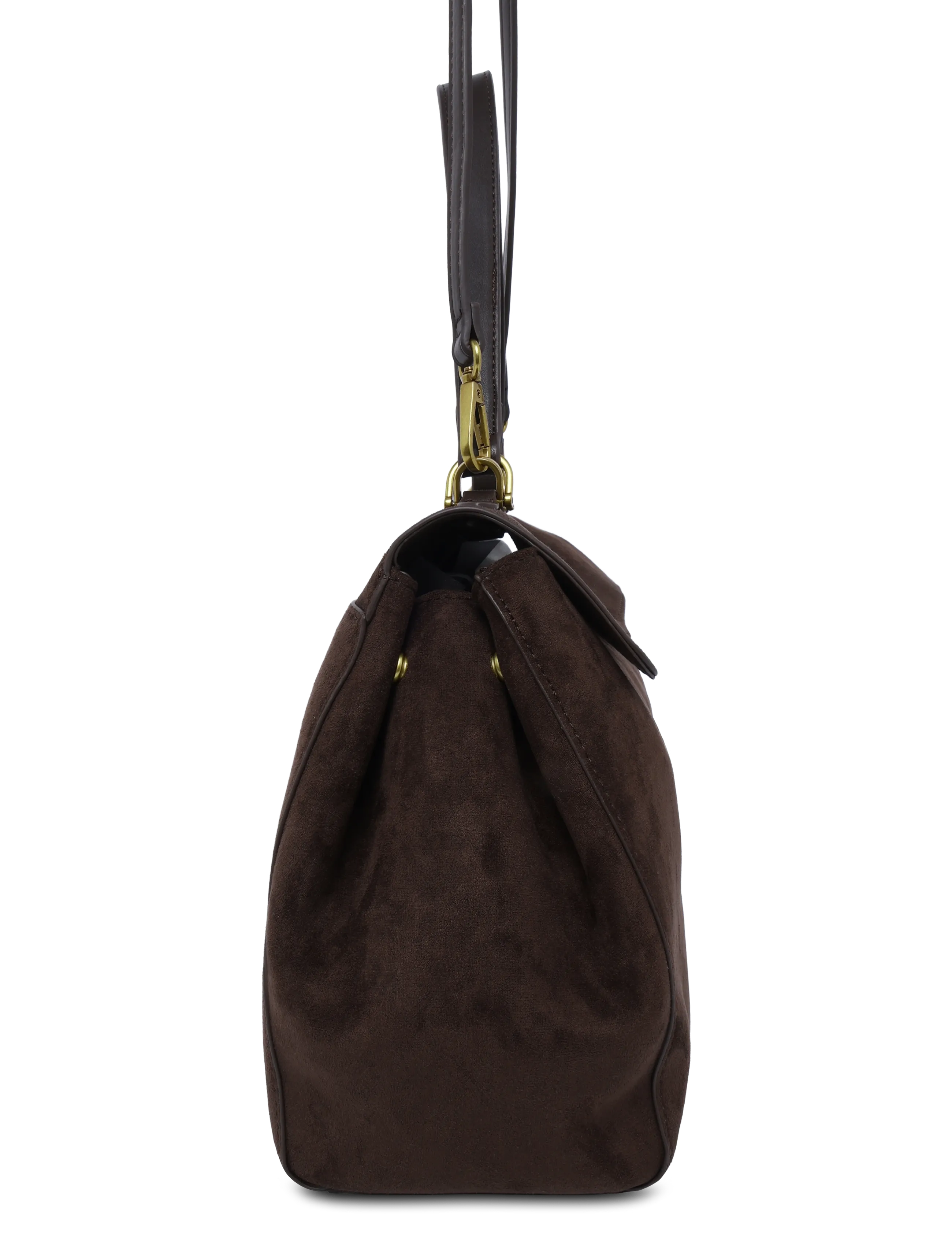 Gina Tricot - Office midi bag - moetrendid - dark brown (7180) - 3