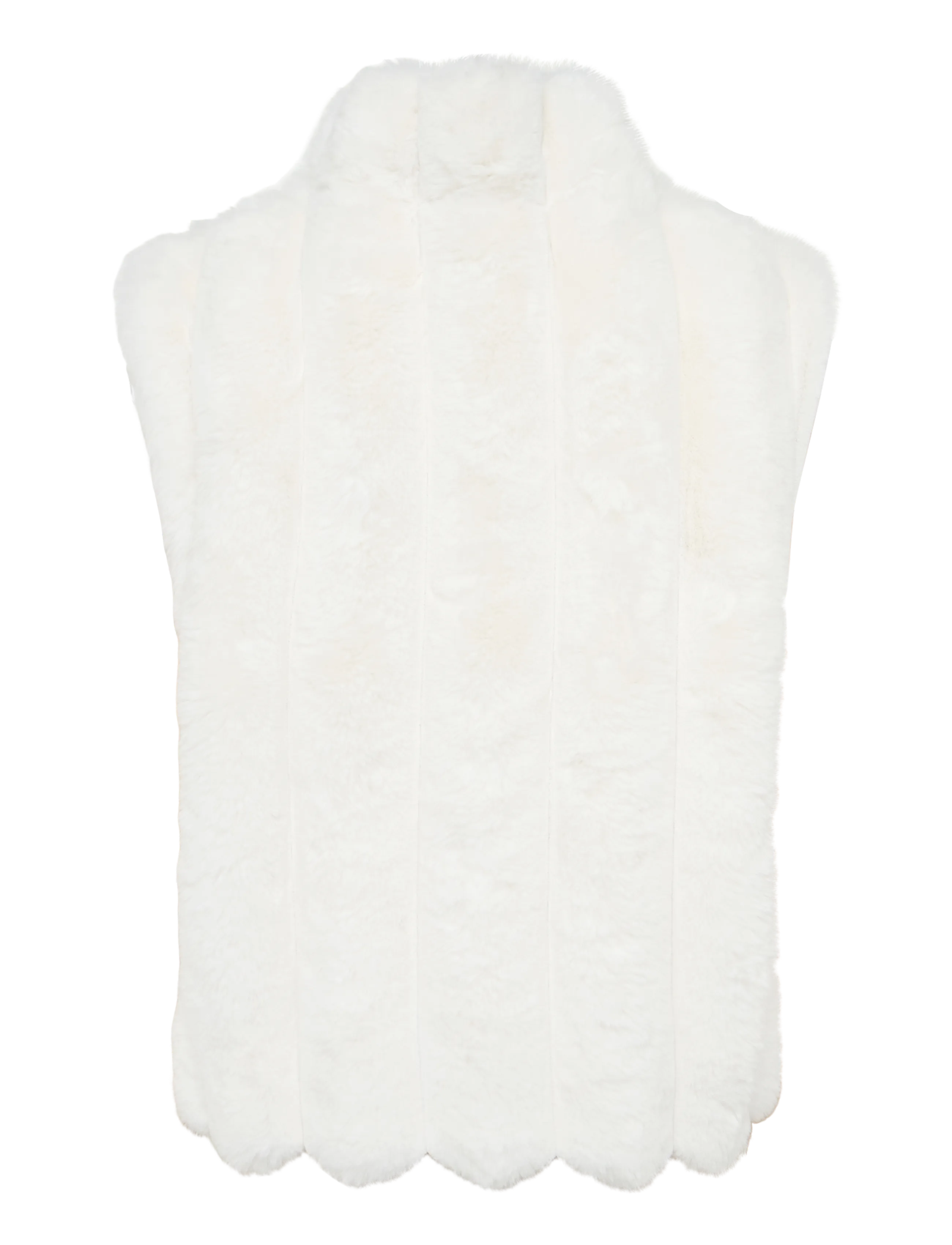 Gina Tricot - Faux fur vest - teddy-vestid - cream (1047) - 1