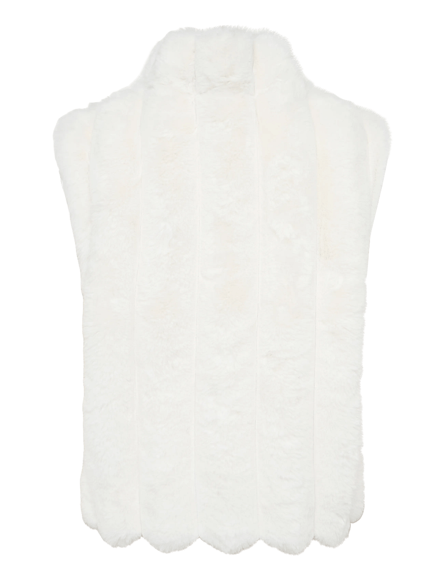 Gina Tricot - Faux fur vest - teddy-vestid - cream (1047) - 1