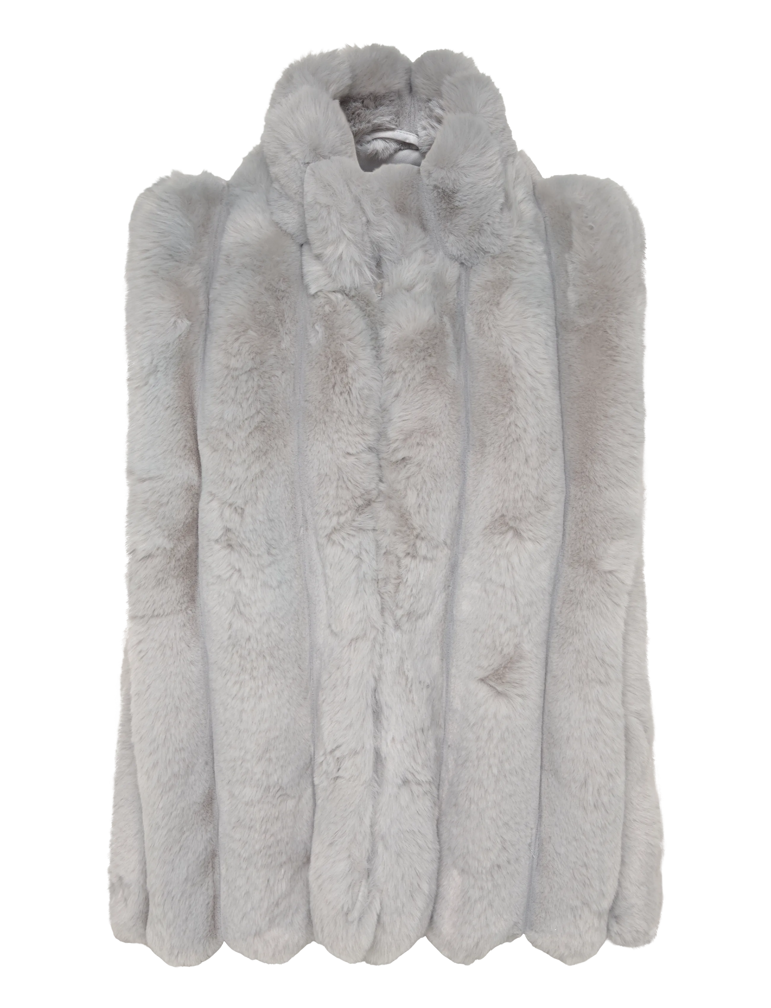 Gina Tricot Faux fur vest - Riided - GREY MELANGE (8181) / grey