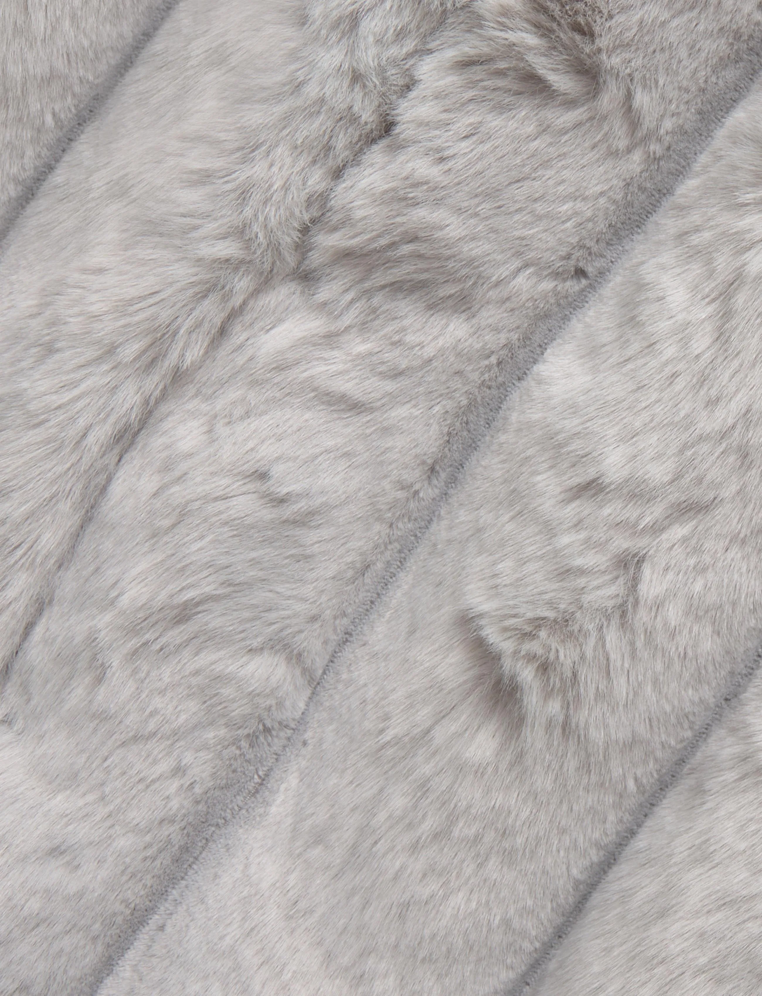 Gina Tricot - Faux fur vest - teddy-vestid - grey melange (8181) - 3