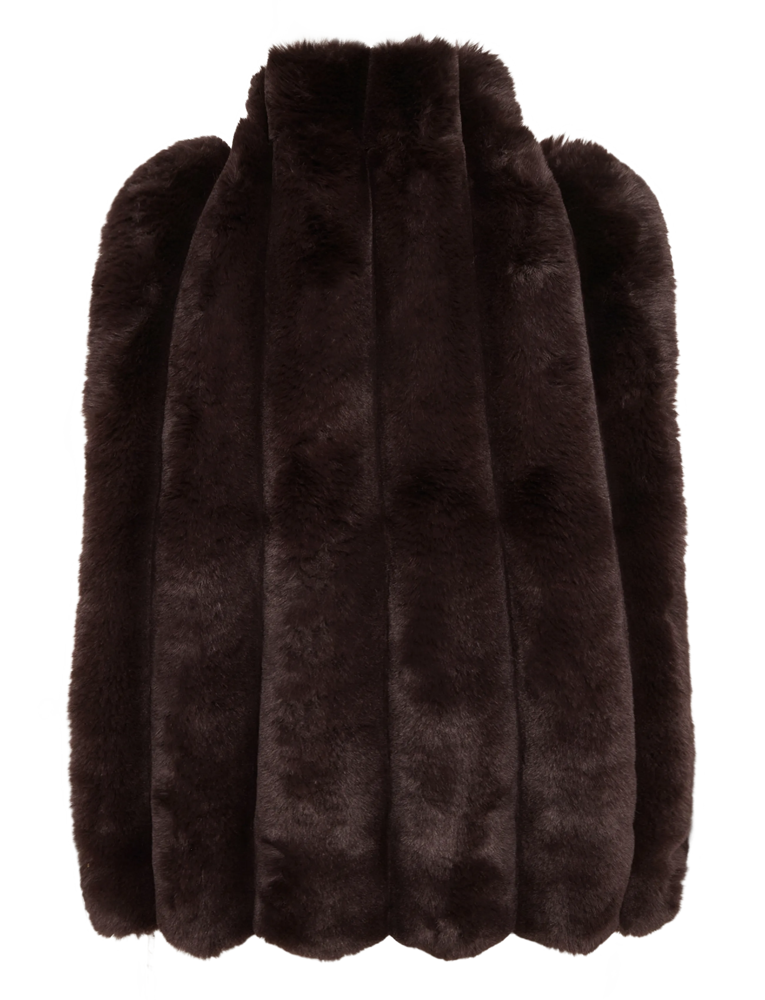 Gina Tricot - Faux fur vest - fleece & teddy vests - mole (7382) - 1