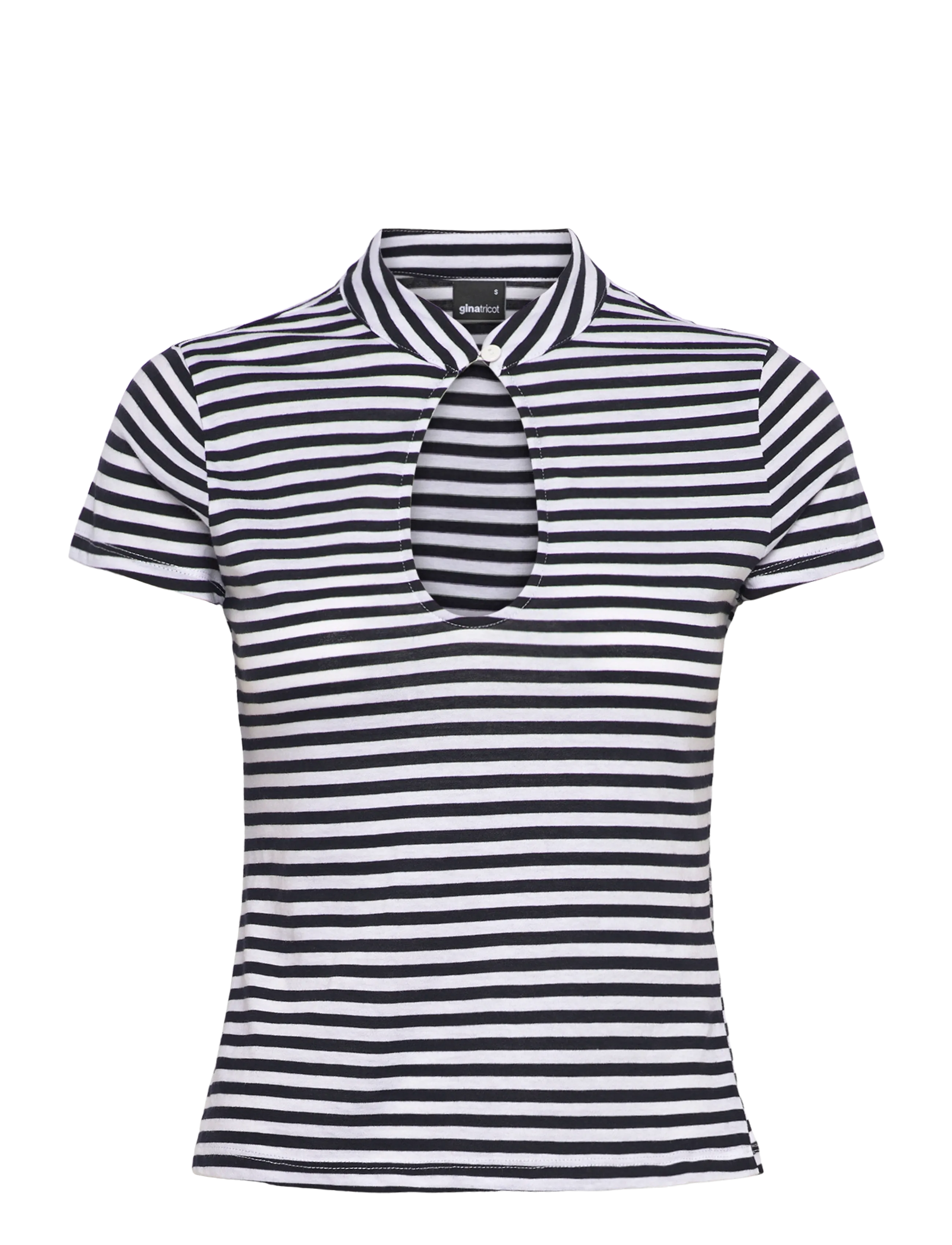 Gina Tricot Keyhole top - Swedish brands - STRIPE (1057) / multi