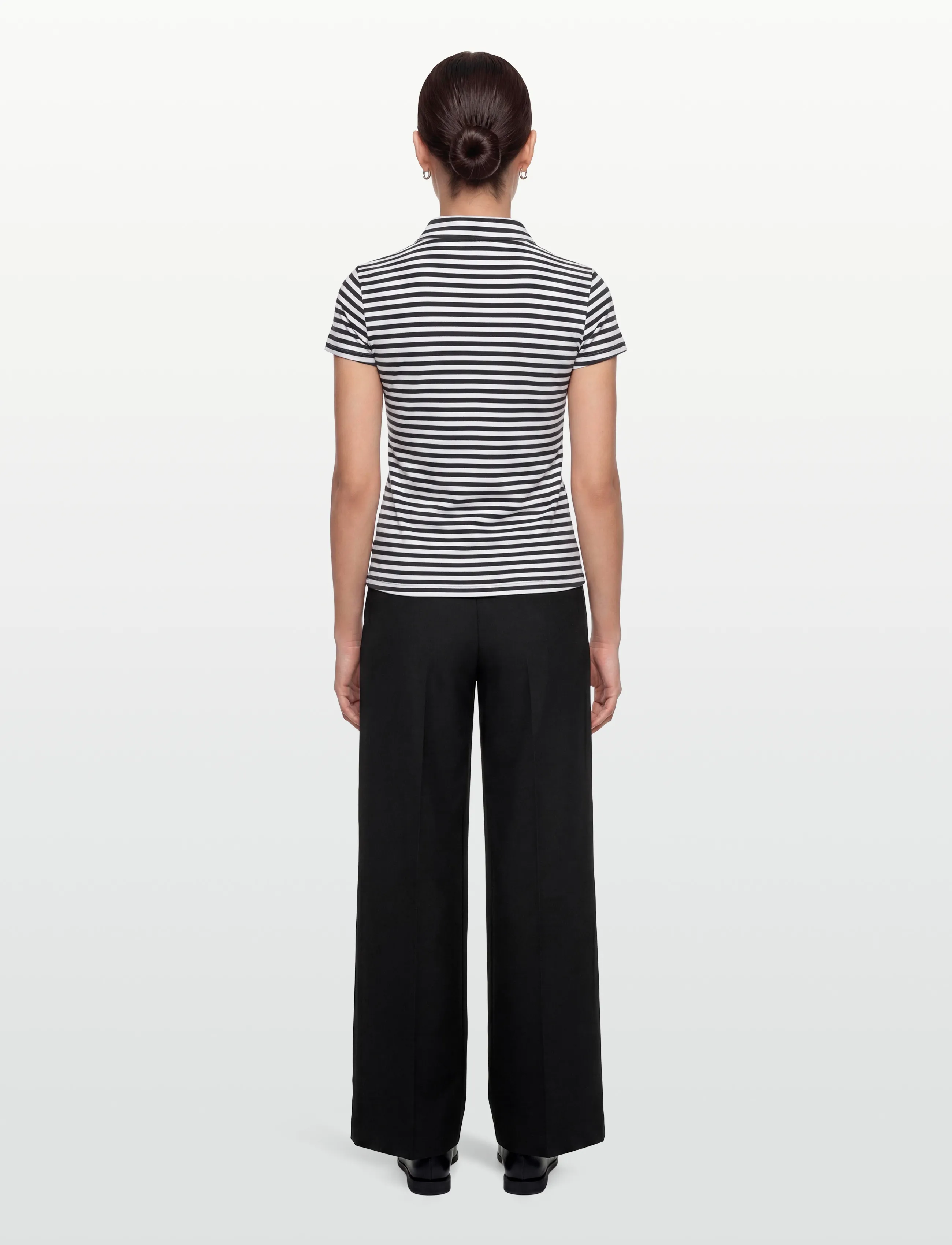 Gina Tricot - Keyhole top - polo shirts - stripe (1057) - 4