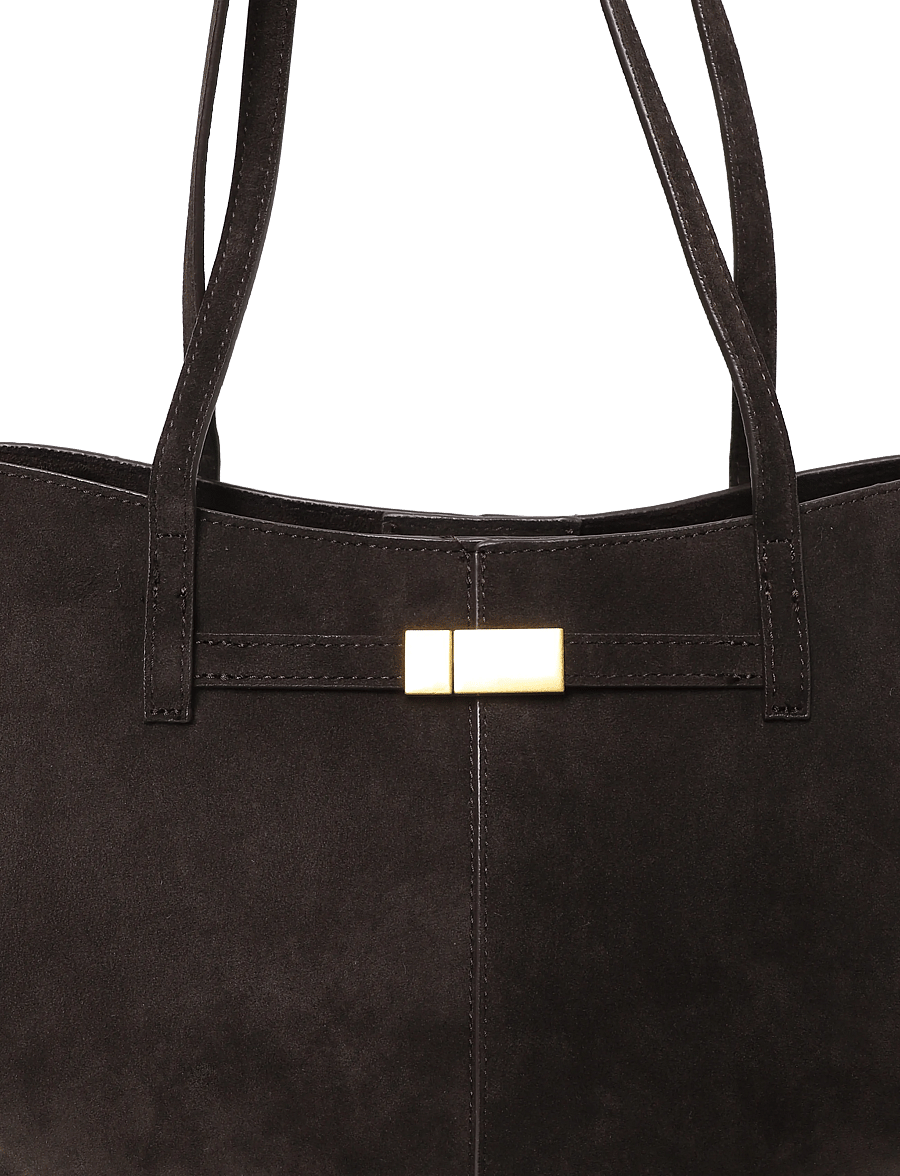 Gina Tricot - Detail midi bag - særlige begivenheder - dark brown (7180) - 2