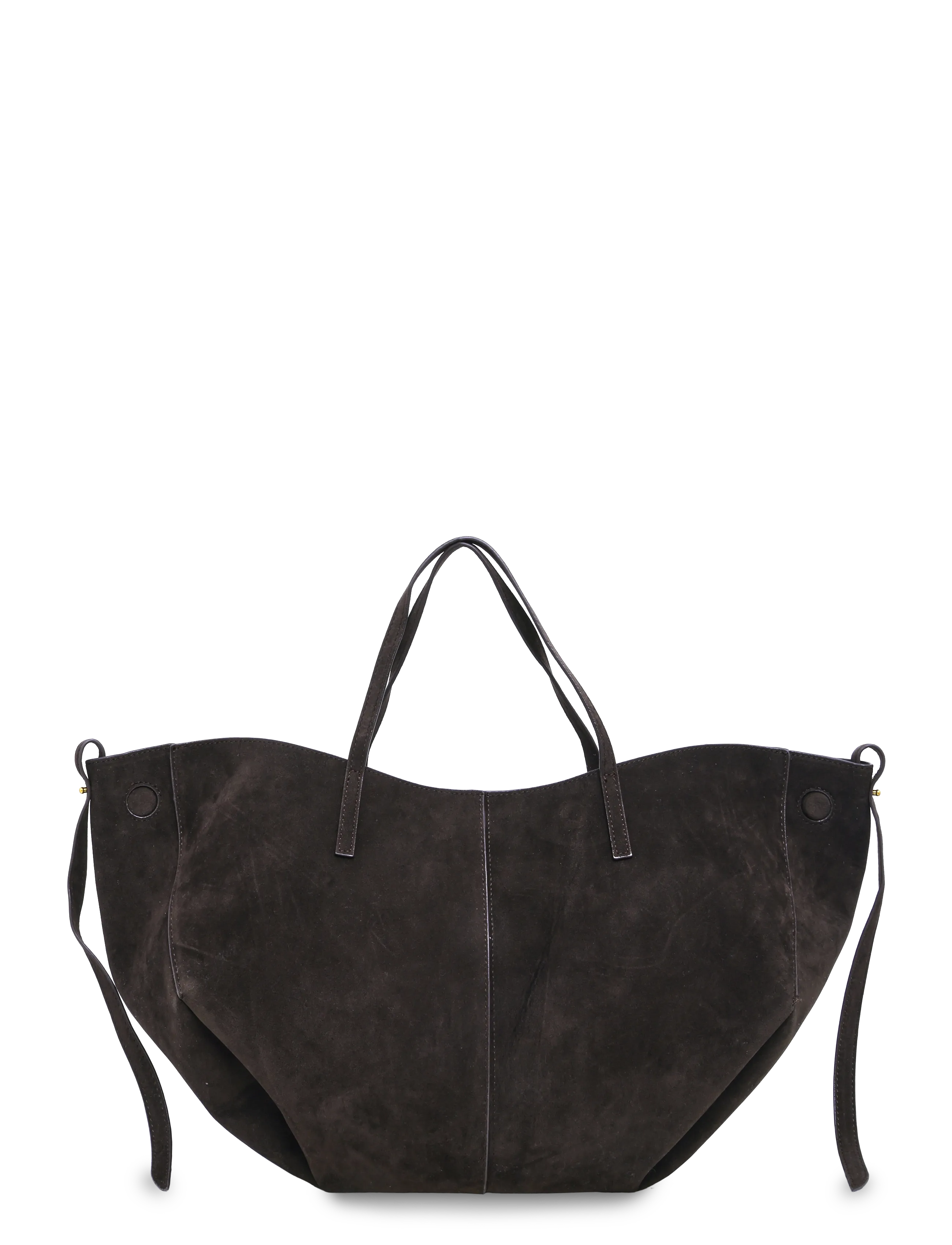 Gina Tricot - Detail strap tote bag - dark brown (7180) - 1