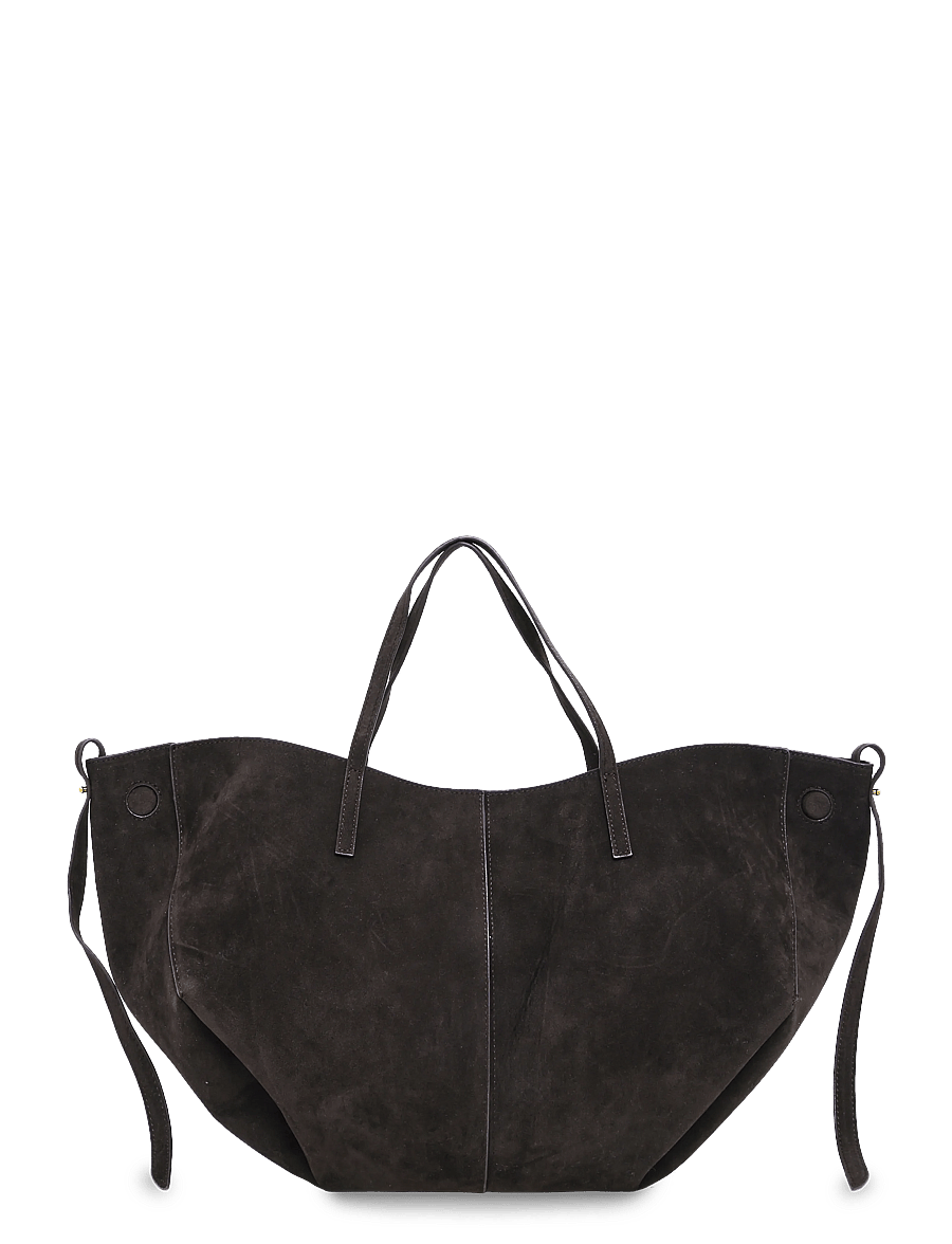 Gina Tricot - Detail strap tote bag - totes - dark brown (7180) - 1