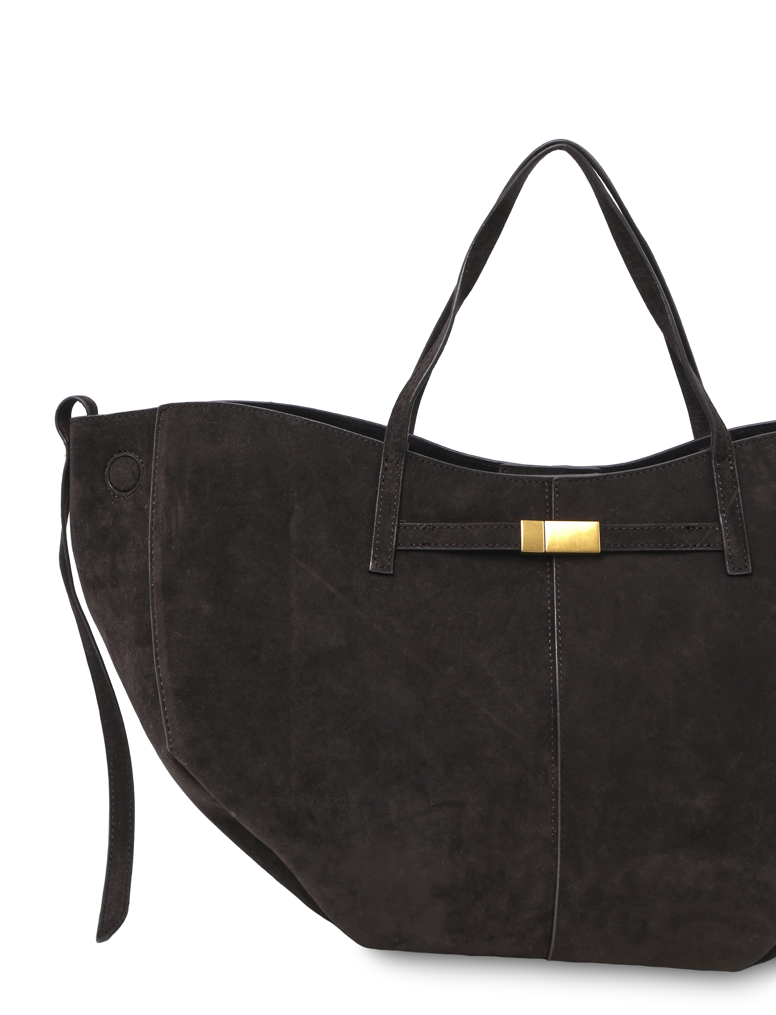 Gina Tricot - Detail strap tote bag - dark brown (7180) - 2